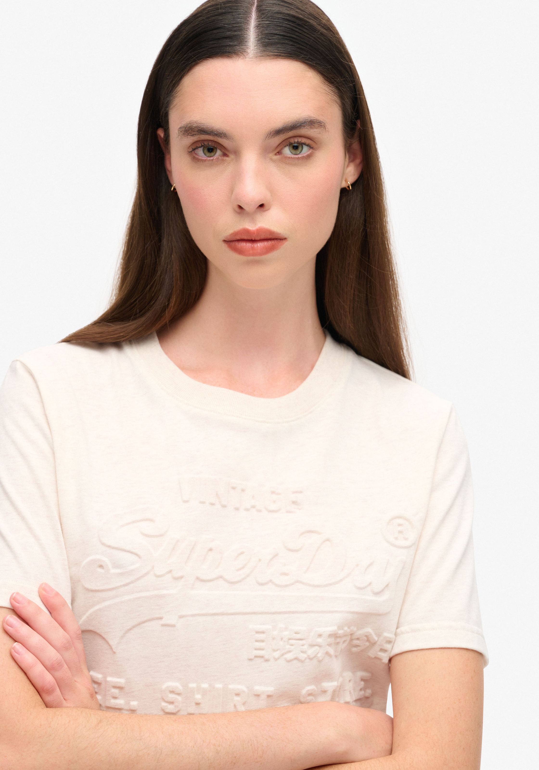 Superdry Print-Shirt »EMBOSSED VL RELAXED TSHIRT«