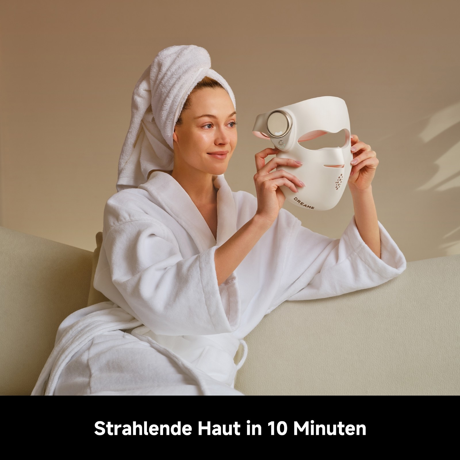 Dreame LED-Gesichtsmaske »Chrona« 280 LEDs, 5 Lichtmodi, kabellos, ergonomische 3D-Passform