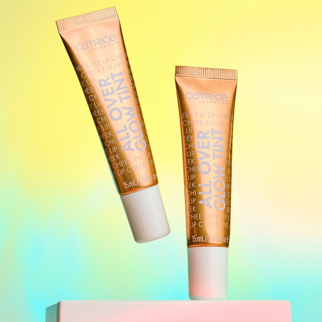 Catrice Lippenöl »All Over Glow Tint«, (Set, 3 tlg.), Sanfter Schimmer, mit Vitamin C, vegan und ohne Parfüm.