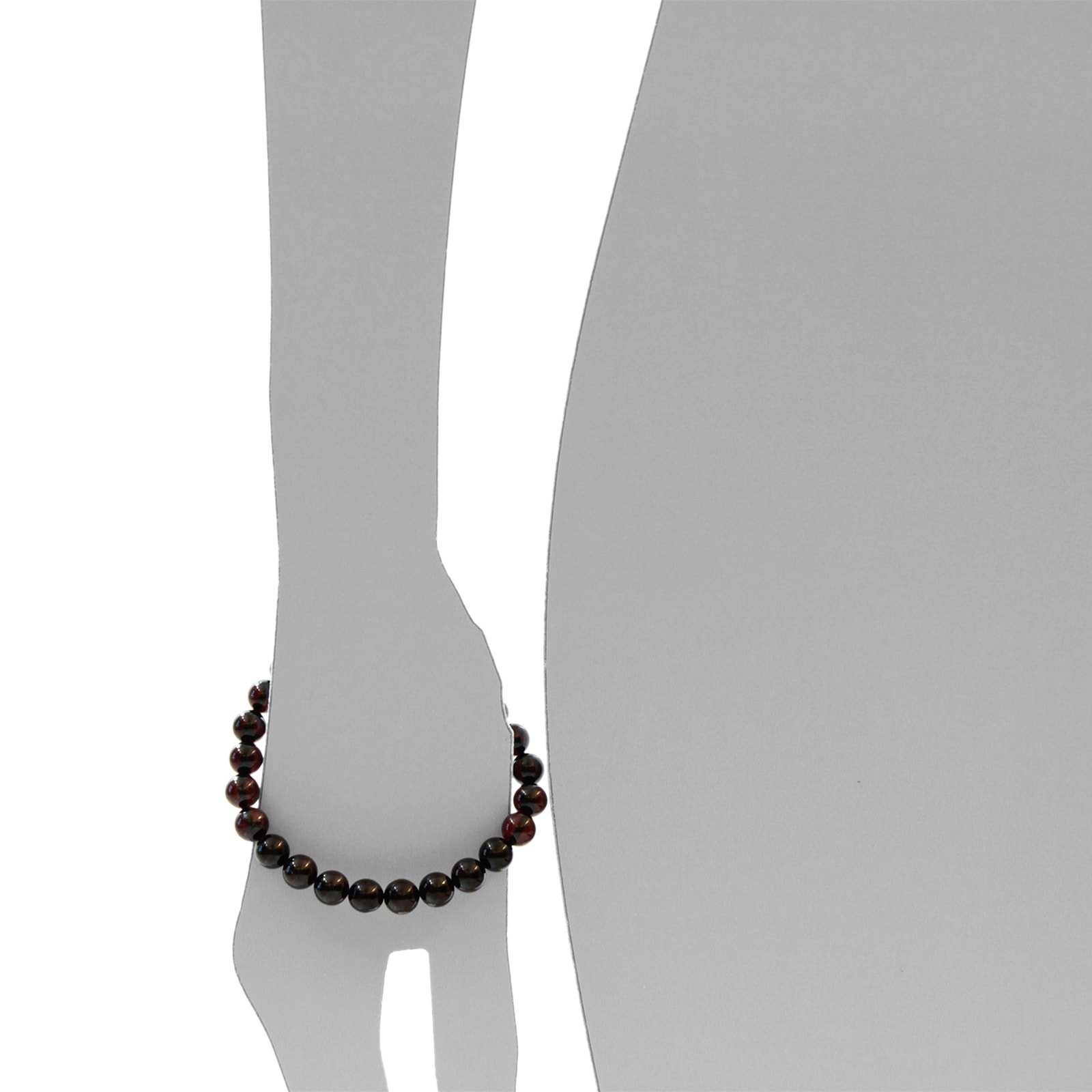 OSTSEE-SCHMUCK Armband »- Kugel 8 mm, 21 cm - Bernstein -,«