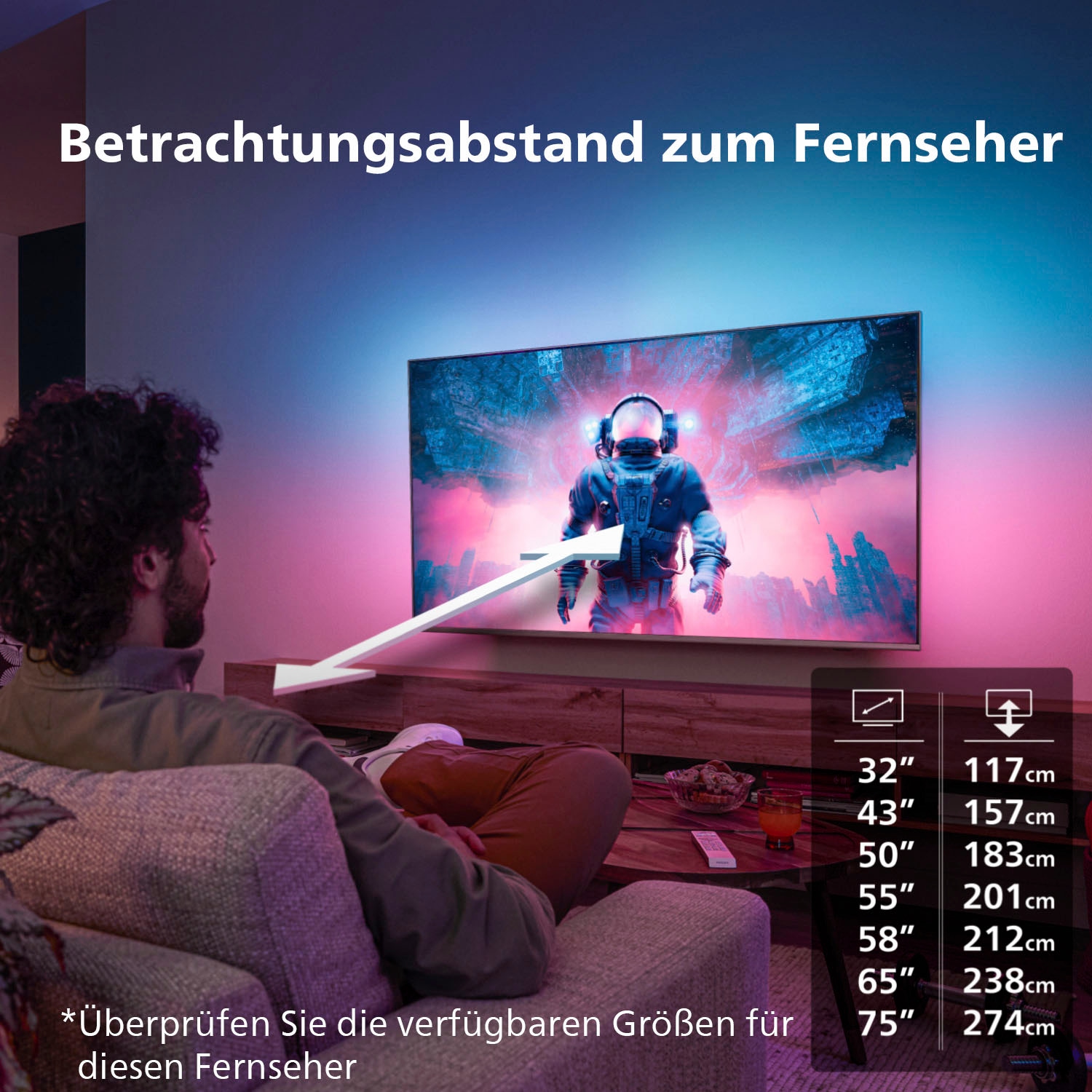 Philips OLED-Fernseher »65OLED708/12«, 4K Ultra HD, Android TV-Google TV-Smart-TV