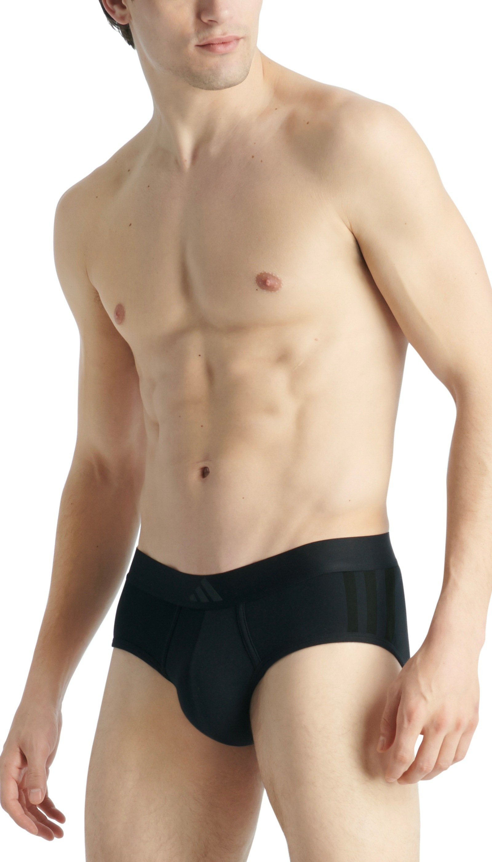 adidas Sportswear Slip »"Active Flex Cotton 3 Stripes"«, (2er Pack), Elastischer Logobund