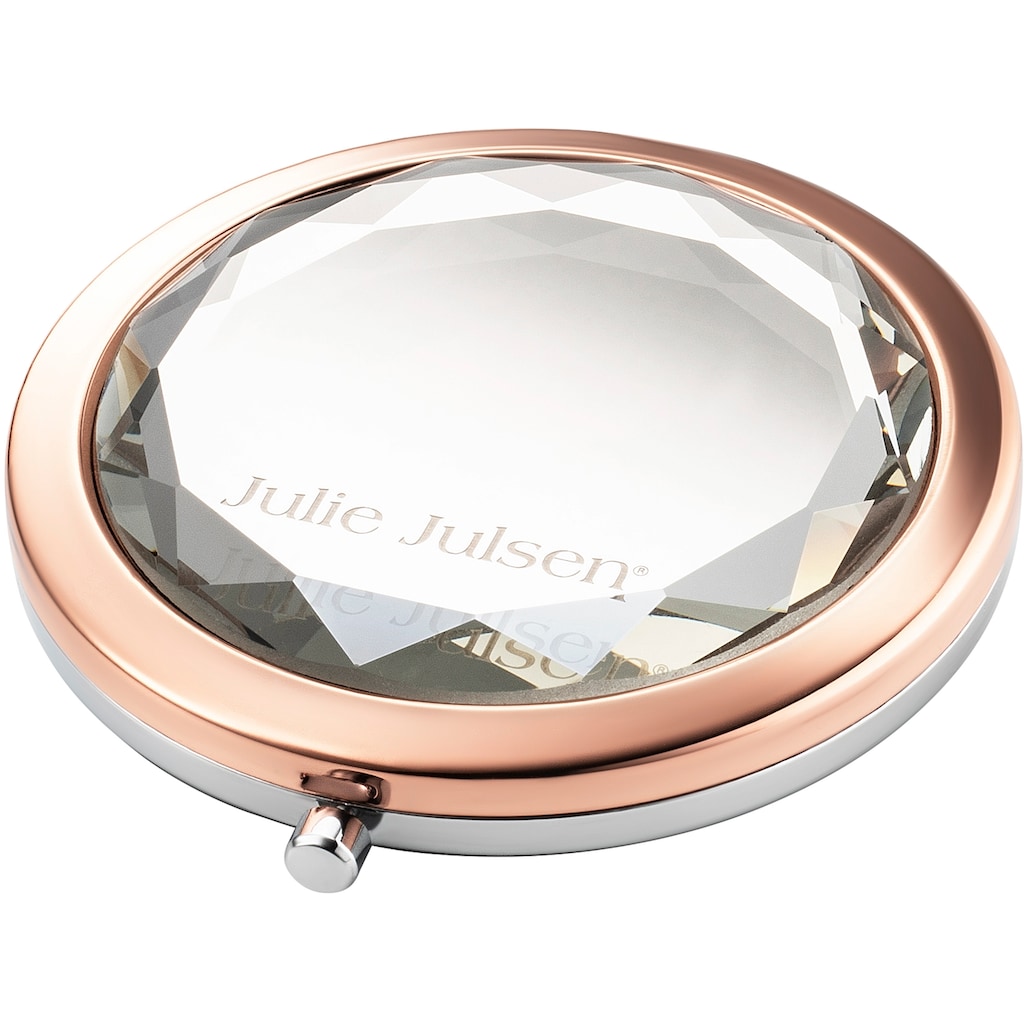 Julie Julsen Quarzuhr »Beauty Rosé Silver, JJW1176RGSME-SET«, (Set, 2 tlg., Geschenkset - Uhr mit Spiegel)