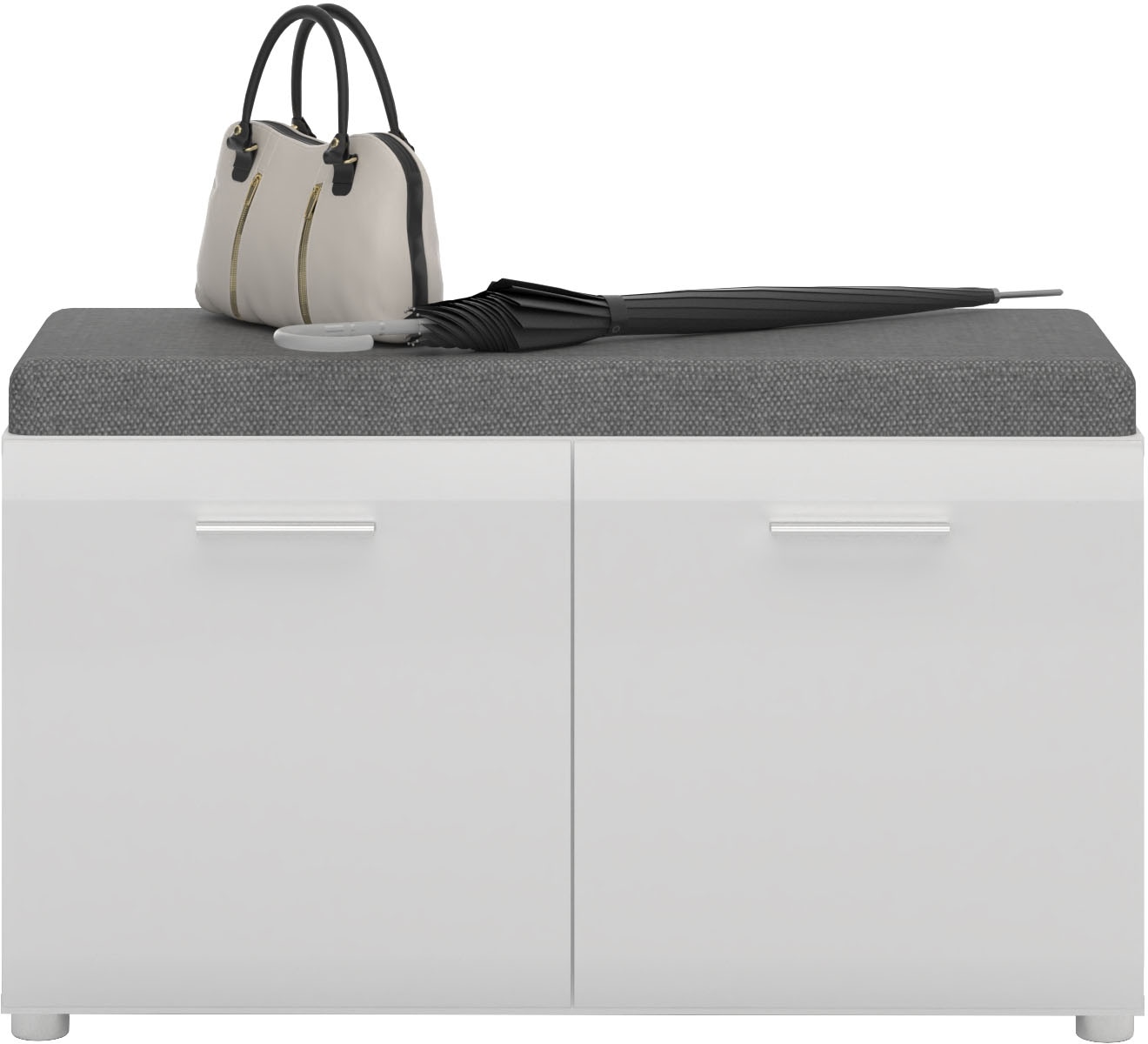 LIVING CHARM Sitzbank »Merano«, Breite 96 cm, mit Sitzkissen