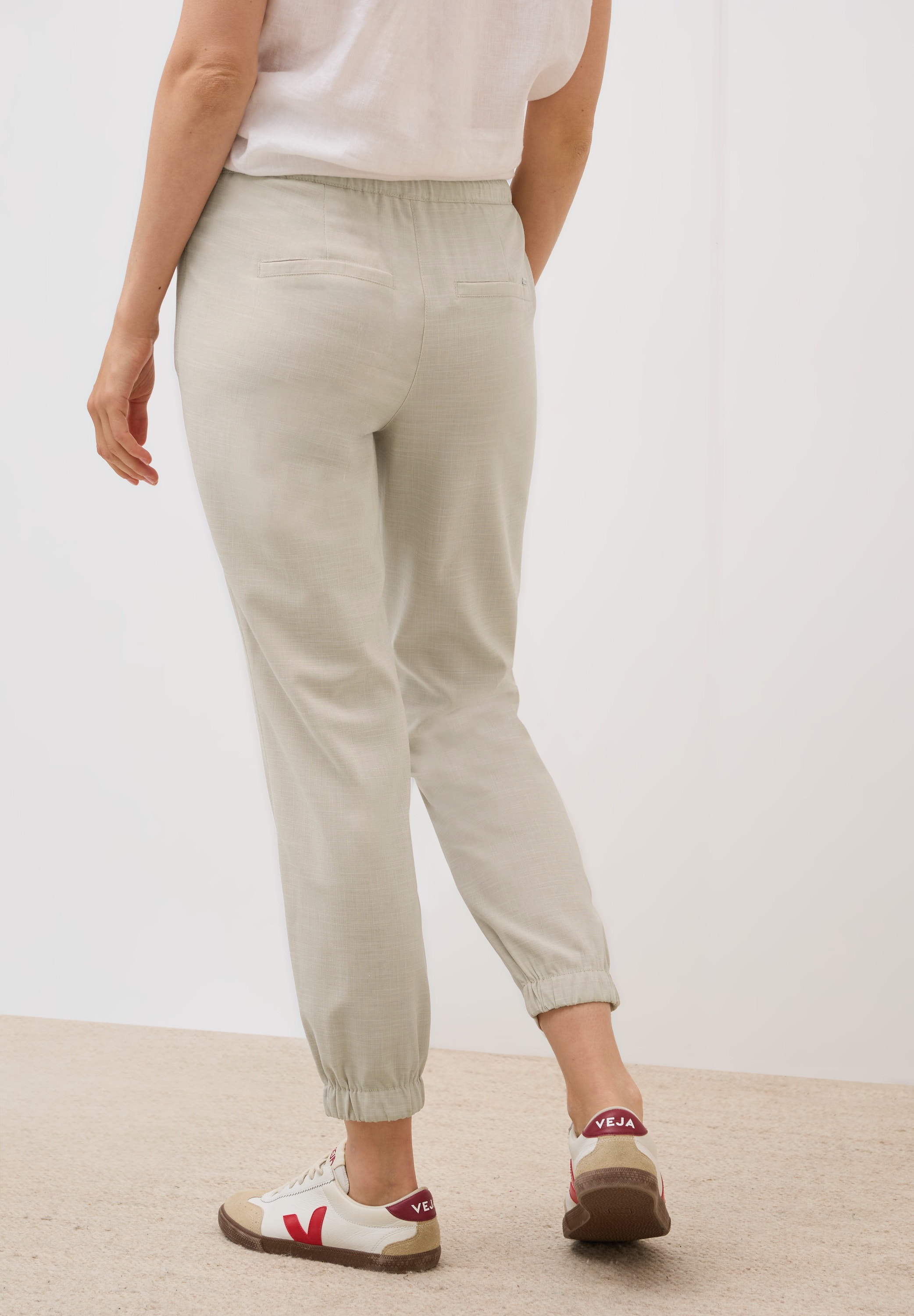 Cecil Stoffhose »Style CHELSEA«, mit elastischem Bund mit Tunnelzug