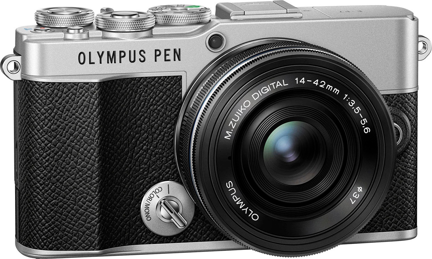 Olympus Systemkamera »E‑P7«, M. Zuiko Digital ED 14-42mm F3.5-5.6 EZ Pancake, 20,3 MP, 3 fachx opt. Zoom, WLAN-Bluetooth