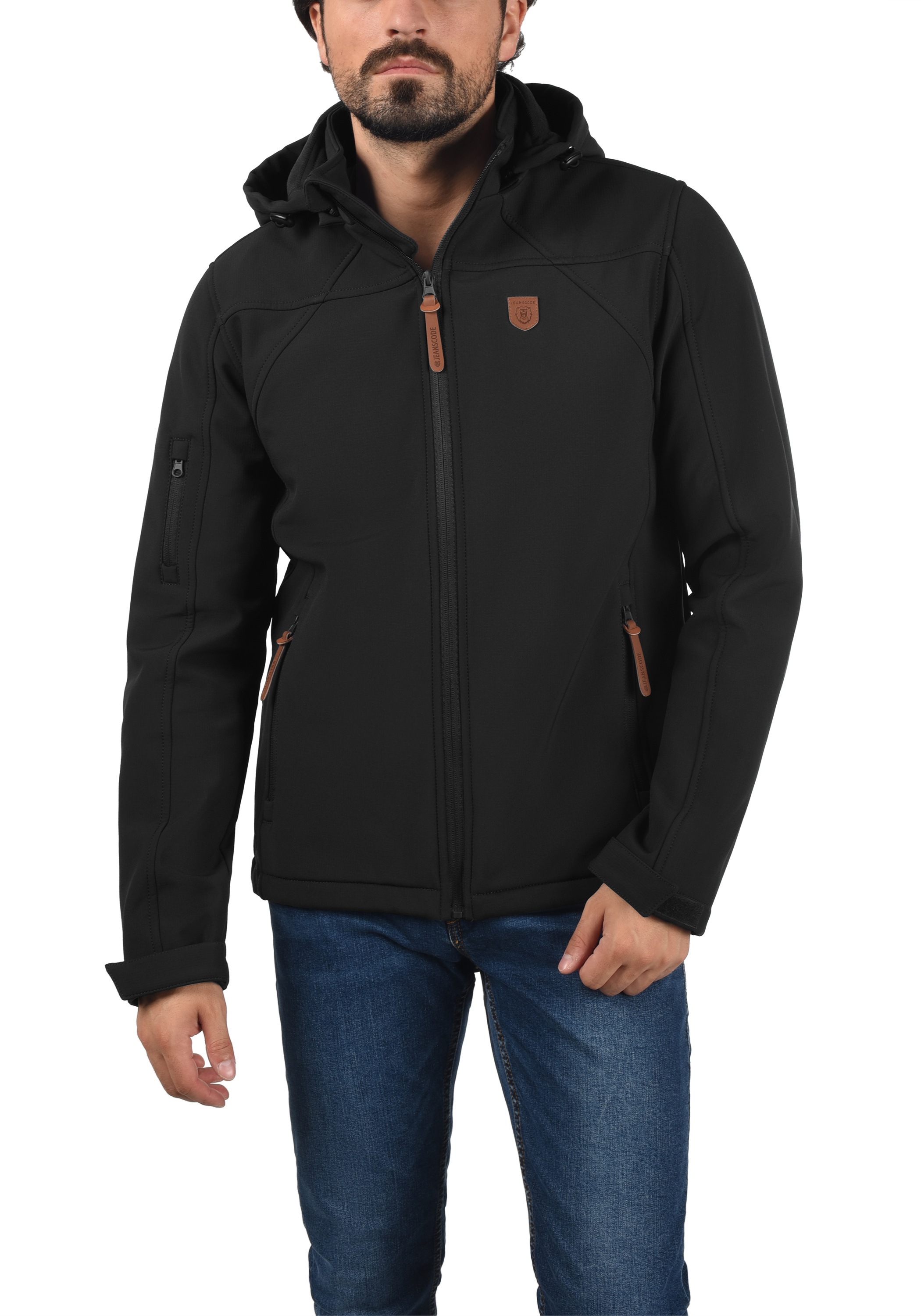 Indicode Softshelljacke »Softshelljacke IDJonas«, mit Kapuze