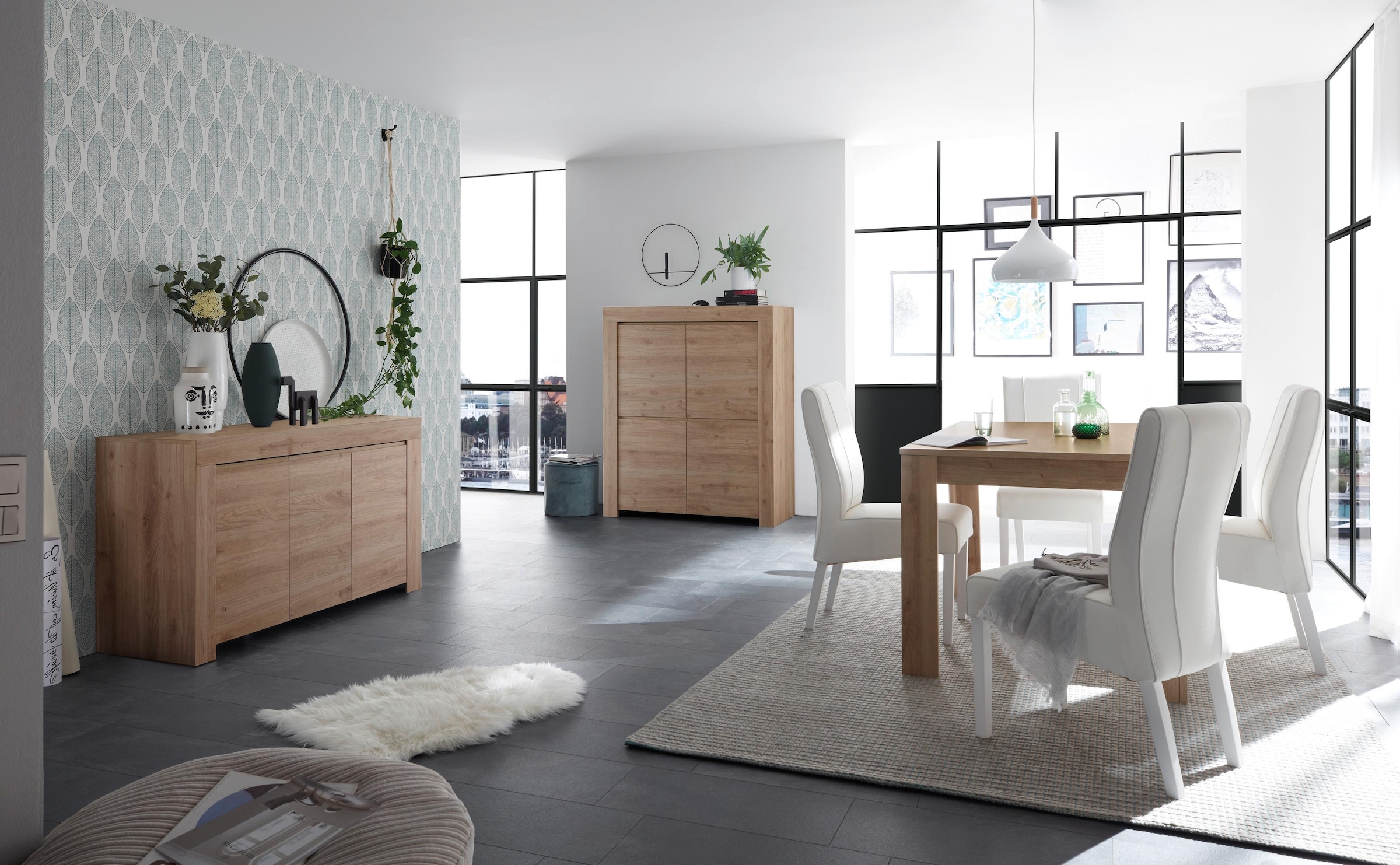 INOSIGN Highboard »Firenze«, Breite 110 cm