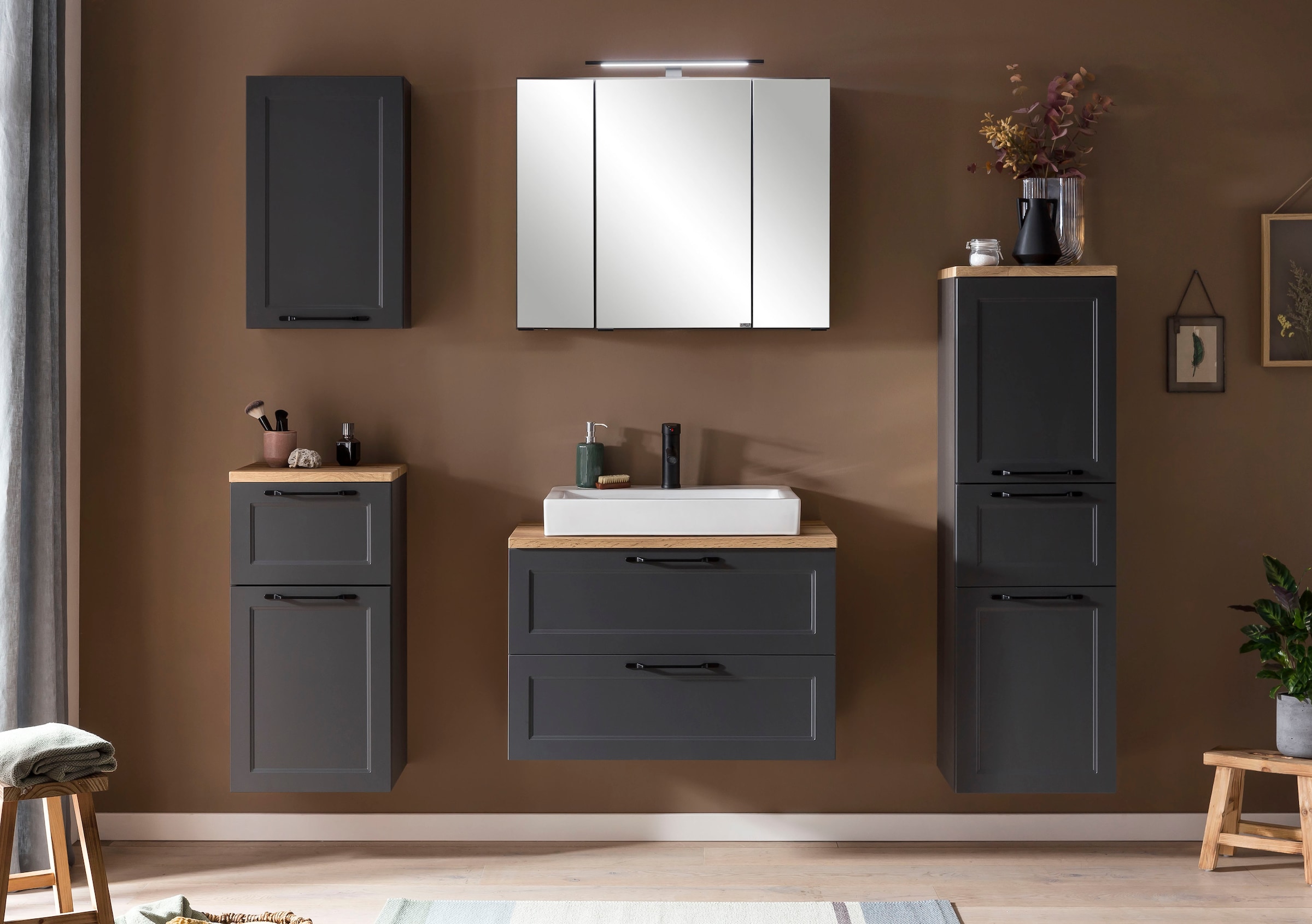 welltime Midischrank »Lana«, Badmöbel, 40 cm breit