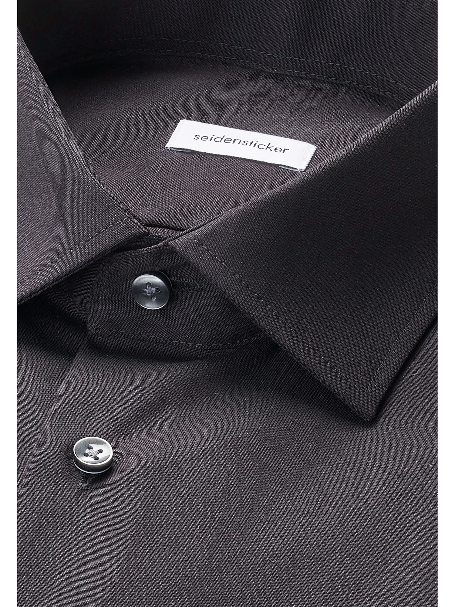 seidensticker Businesshemd »Schwarze Rose« Slim 1/1 Kentkragen Uni