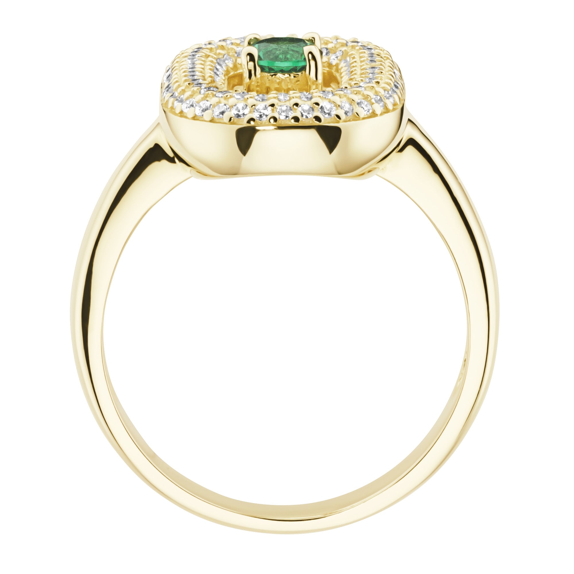 GIORGIO MARTELLO MILANO Silberring »Ring mit Zirkonia und Kristallstein, Silber 925«