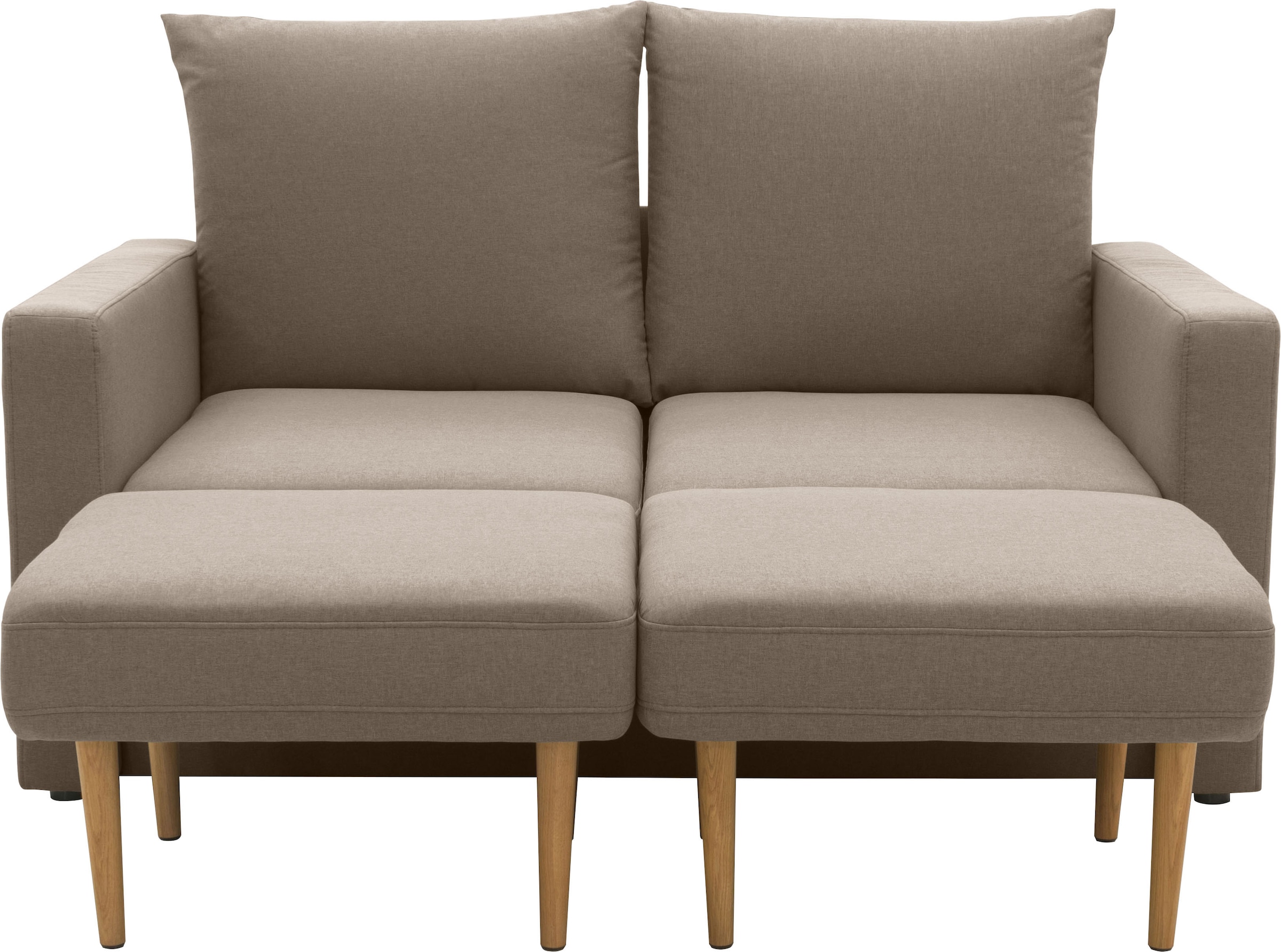 DOMO collection 2-Sitzer »Slunce, Outdoor-Raumwunder« 2-Sitzer inkl. 2 Hocker, Outdoor geeignet