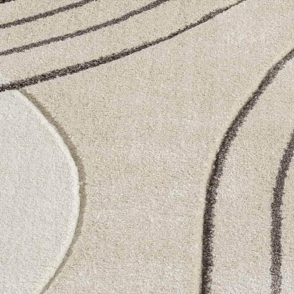 Carpet City Teppich »BONITO 7170«, rechteckig, 11 mm Höhe, Läufer, Flachflor, Hochtief-Muster/ 3D-Effekt, Geo-Muster, Wohnzimmer