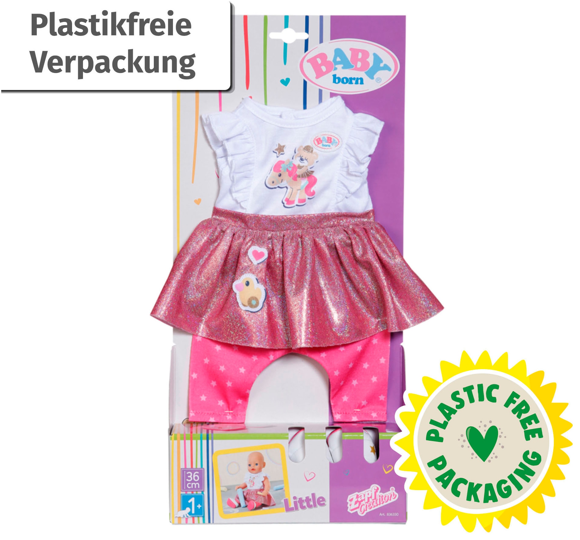 Baby Born Puppenkleidung »Baby born Little, Lieblingsoutfit, 36 cm«