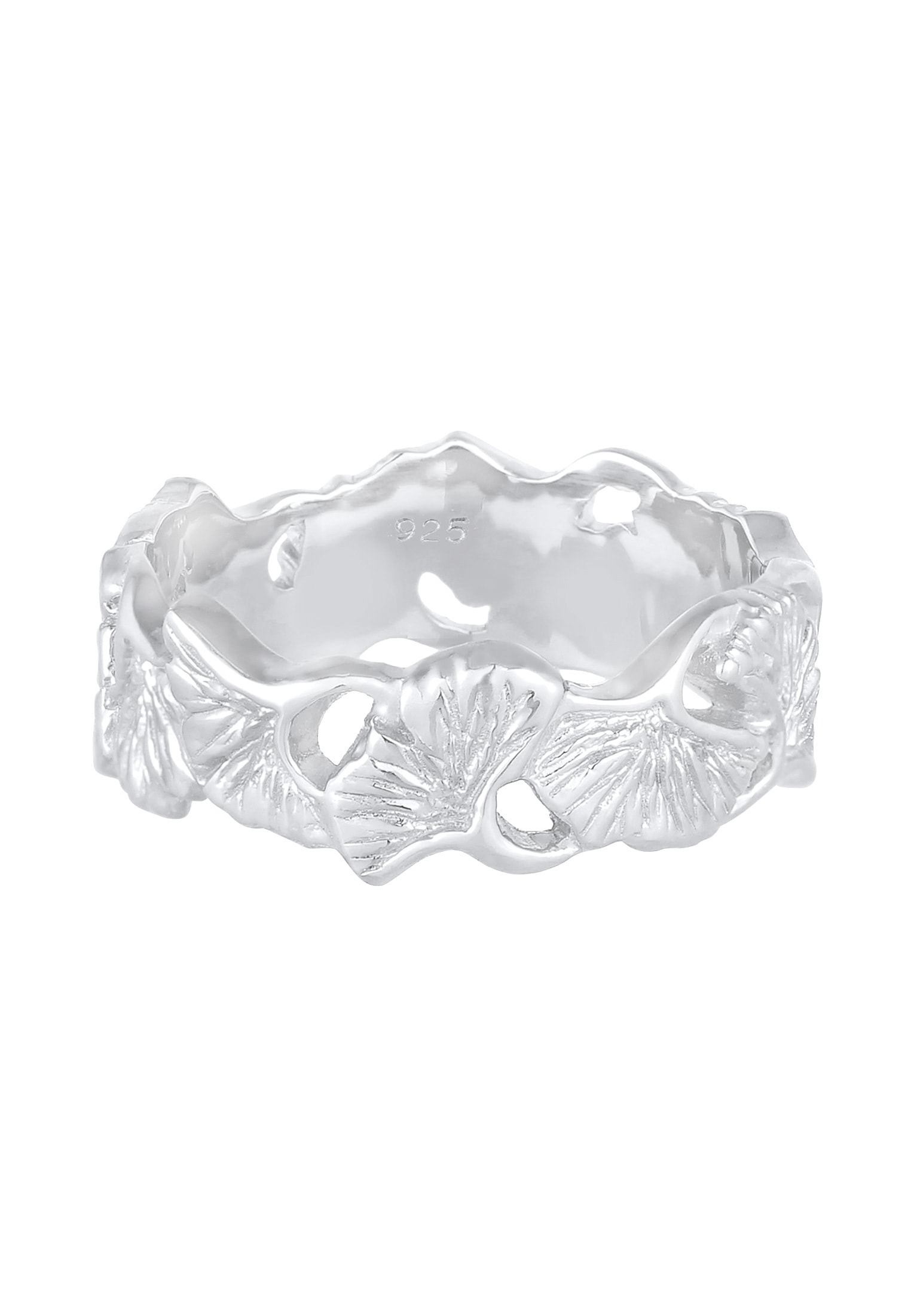 Elli Silberring »Ring Ginkgo Blätter Trend Cool Glück 925 Silber«