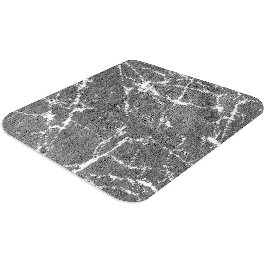 Leonique Badematte »Marble«, Höhe 15 mm, rutschhemmend beschichtet, fußbodenheizungsgeeignet-schnell trocknend-strapazierfähig