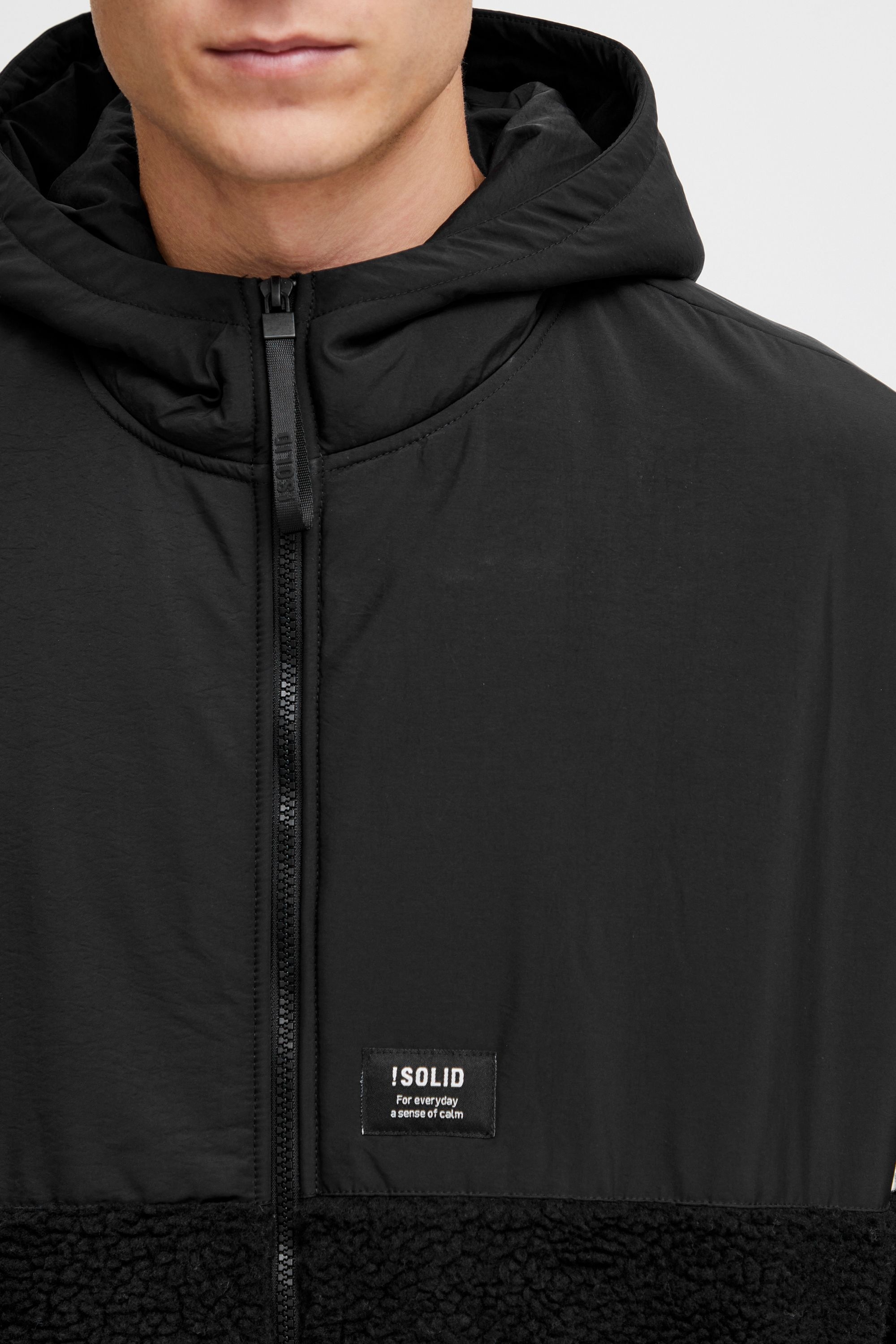 !Solid Fellimitatjacke »Fellimitatjacke SDMark«