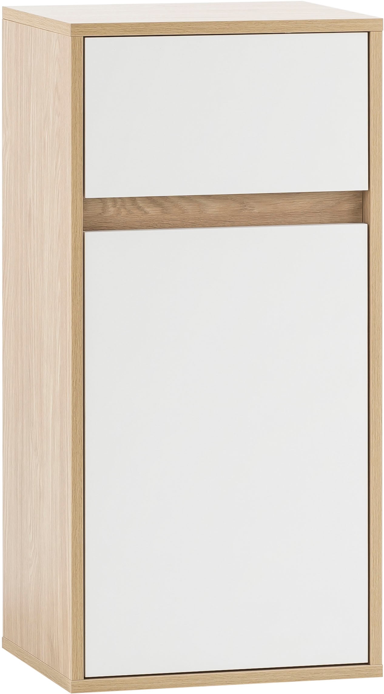 Unterschrank »Mali, Breite 40 cm«, Holzdekor mit fühlbarer Struktur, Grifflose Türöffnung