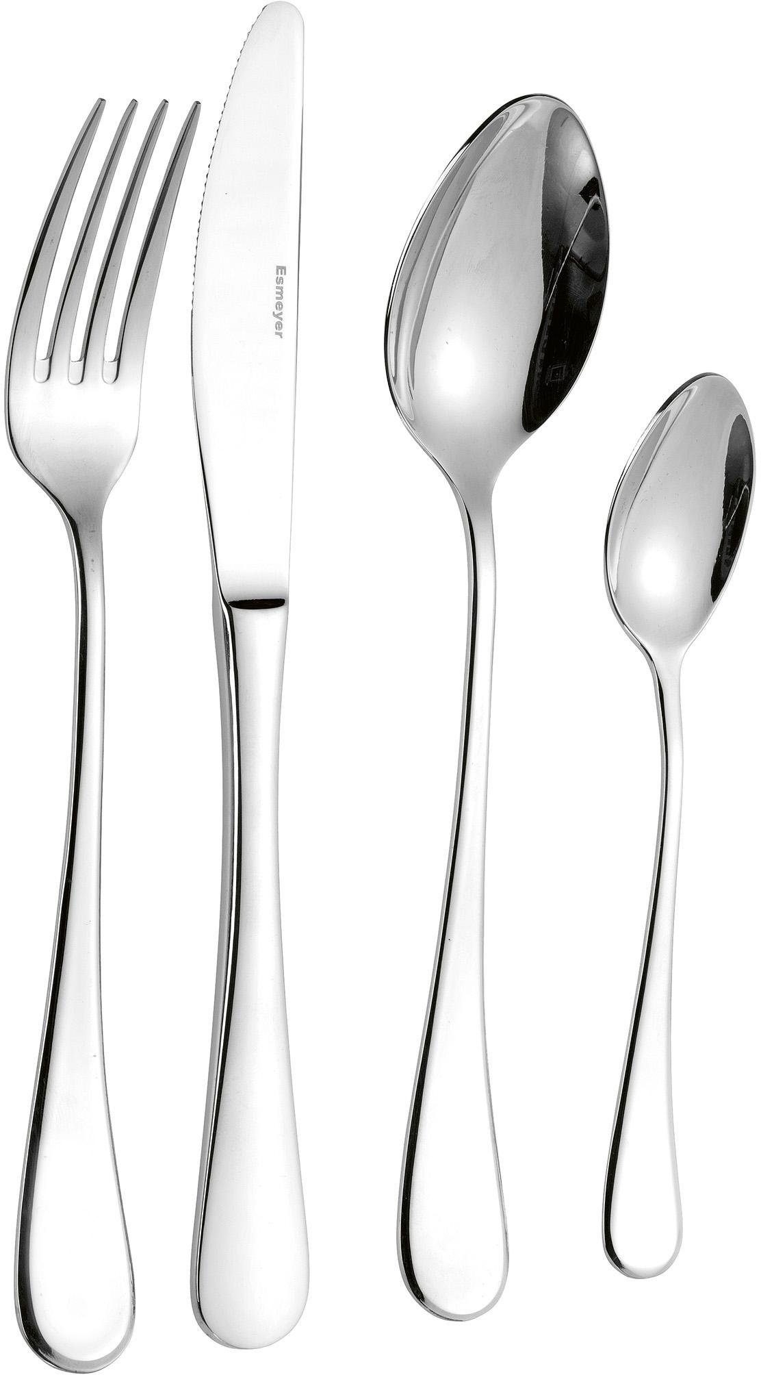 Esmeyer Besteck-Set »Celine«, (Set, 24 tlg.), Edelstahl 18/10, poliert