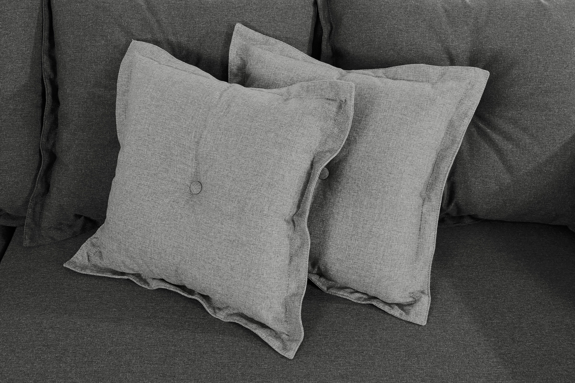Home affaire Ecksofa »Baggio L-Form«, Zierkissen inklusive