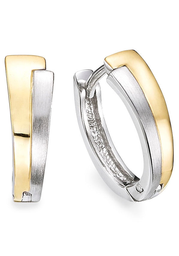 Bruno Banani Paar Creolen »Schmuck Geschenk Silber 925 Ohrschmuck Ohrringe Silber Gold«