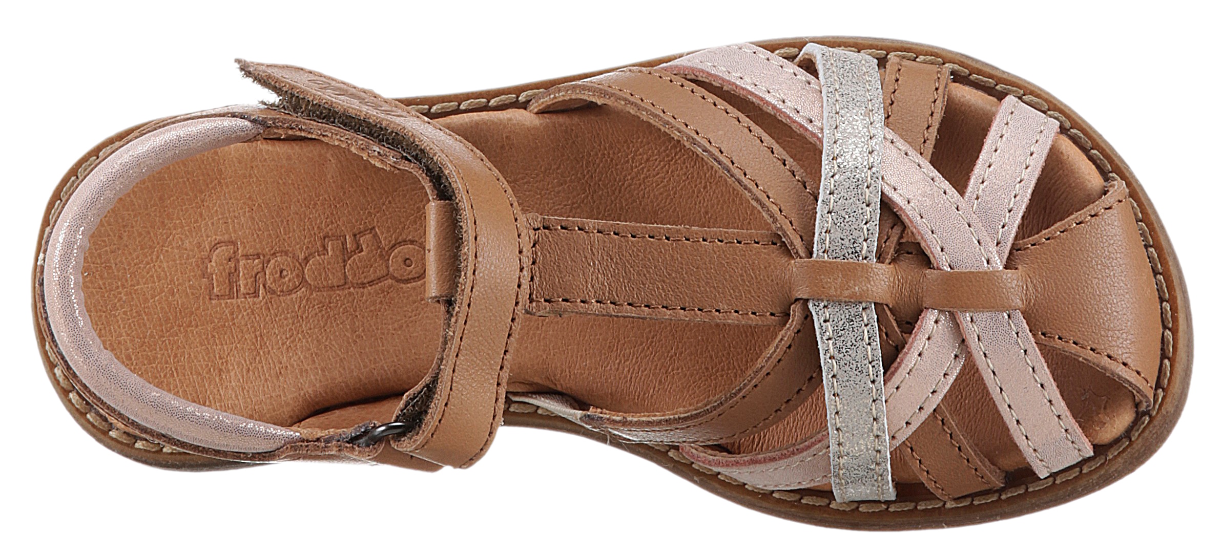 froddo® Riemchensandale »Lore Rosa«, Sommerschuh, Sandalette, Klettschuh, mit hübschen Kreuzriemchen