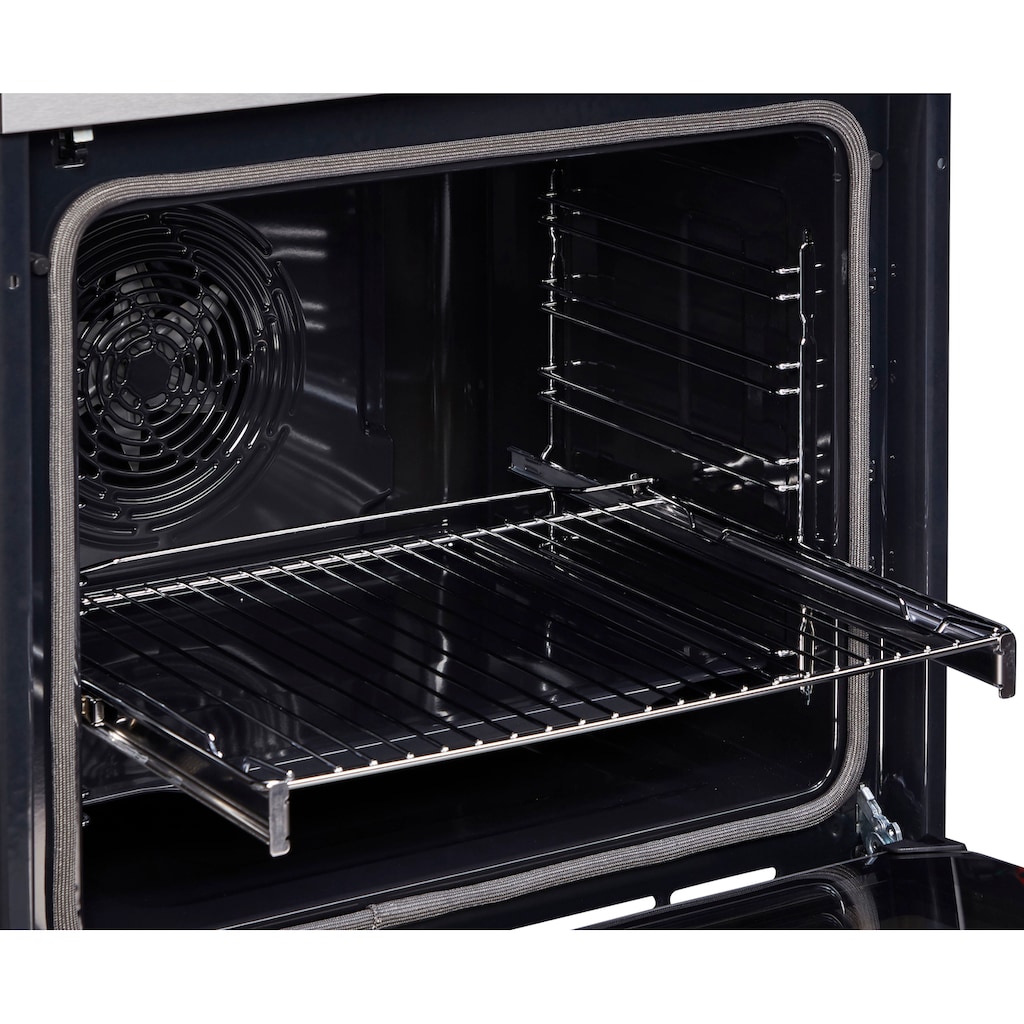 GORENJE Backofen-Set »Pacific Backofen-Set Pyrolyse/Induktion 2021«, Pacific Backofen-Set Pyrolyse/Induktion 2021, mit 1-fach-Teleskopauszug, Pyrolyse-Selbstreinigung, (Set, 2 St.), Pyrolyse Backofen & Induktionskochfeld