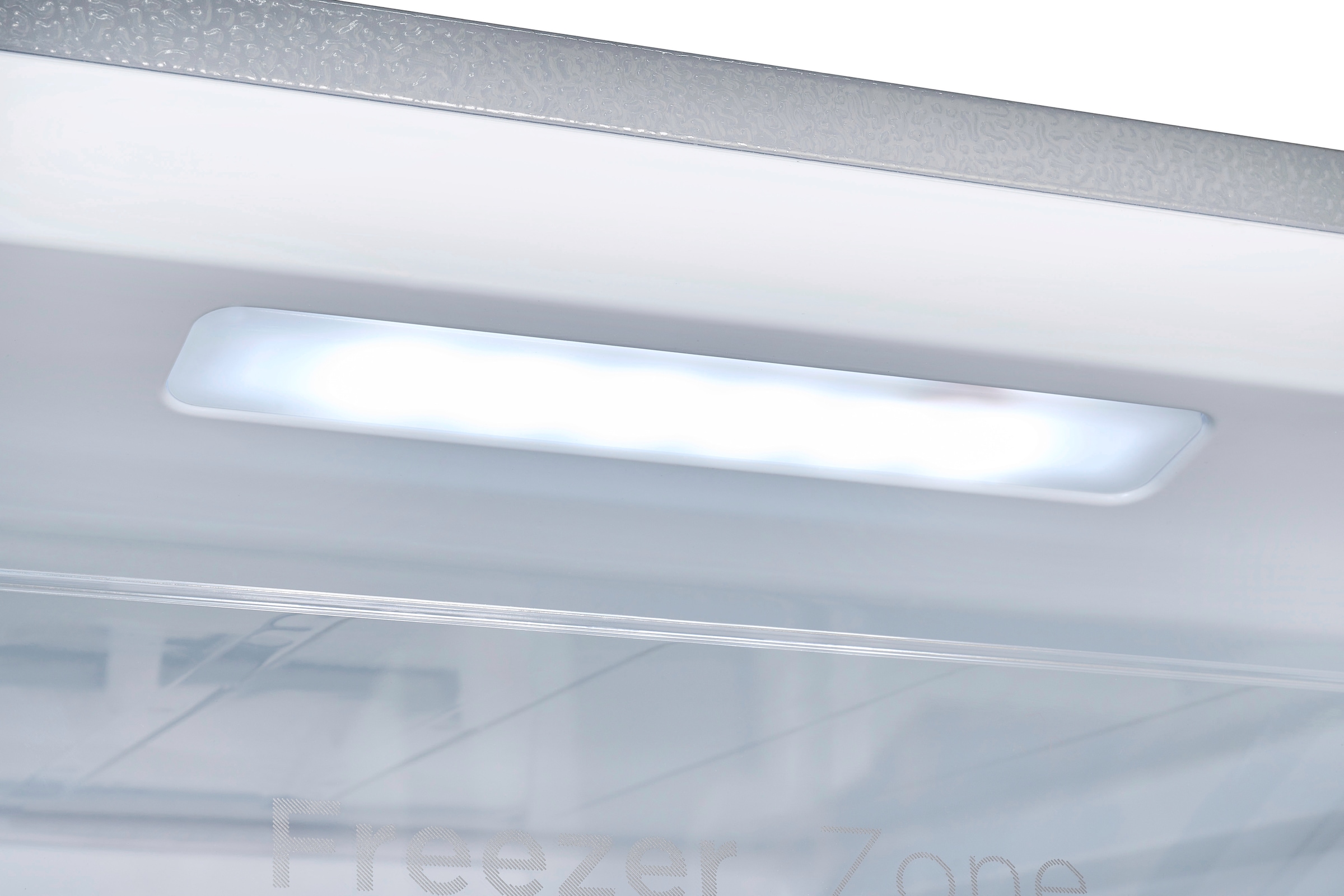 exquisit Gefrierschrank »GS380-NF-H-050D inoxlook«, 185,5 cm hoch, 71 cm breit, Türanschlag wechselbar