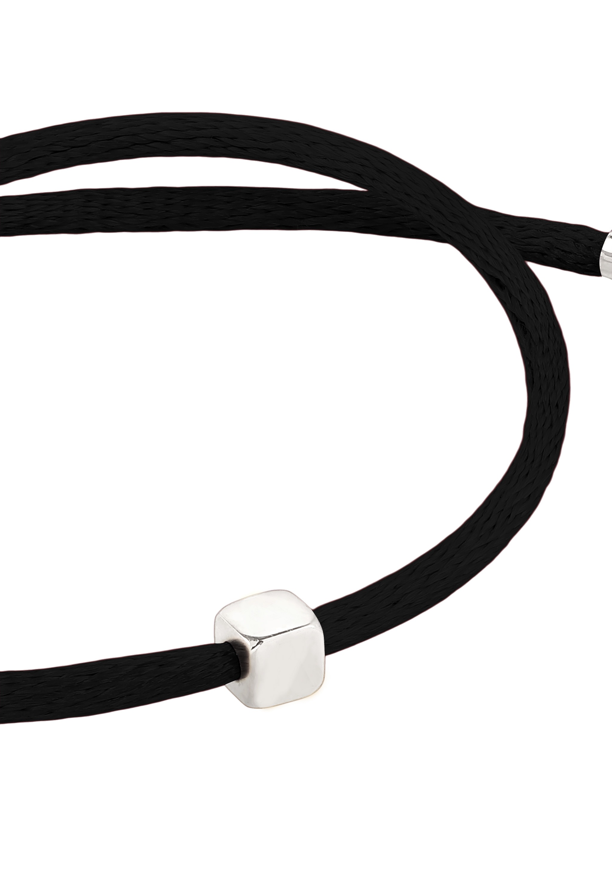 Elli Armkette »Armband Satin Lettering Heart 925 Sterling Silber vergoldet«