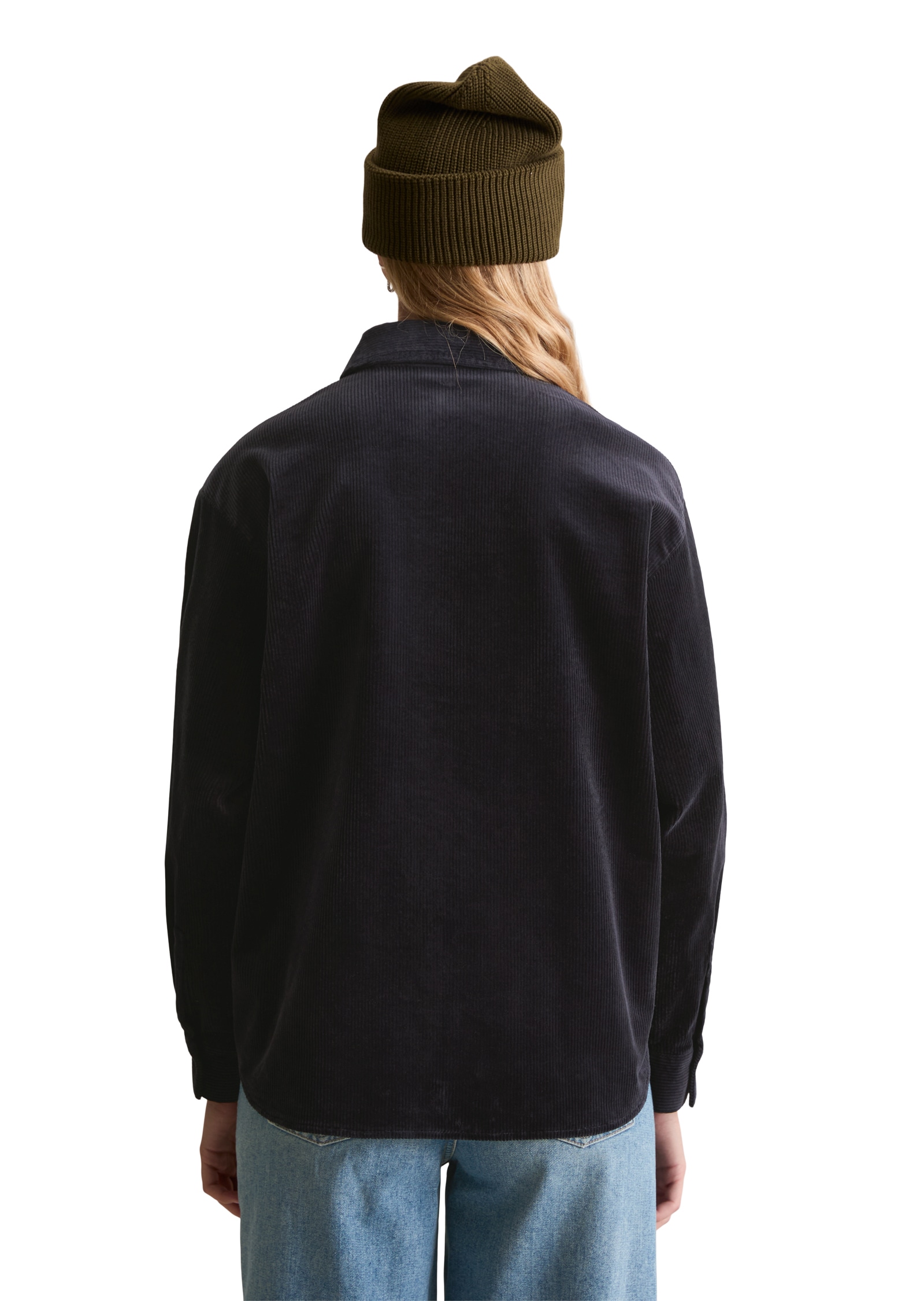 Marc O'Polo DENIM Hemdbluse, aus mittelschwerem Cord-Stretch, relaxed fit