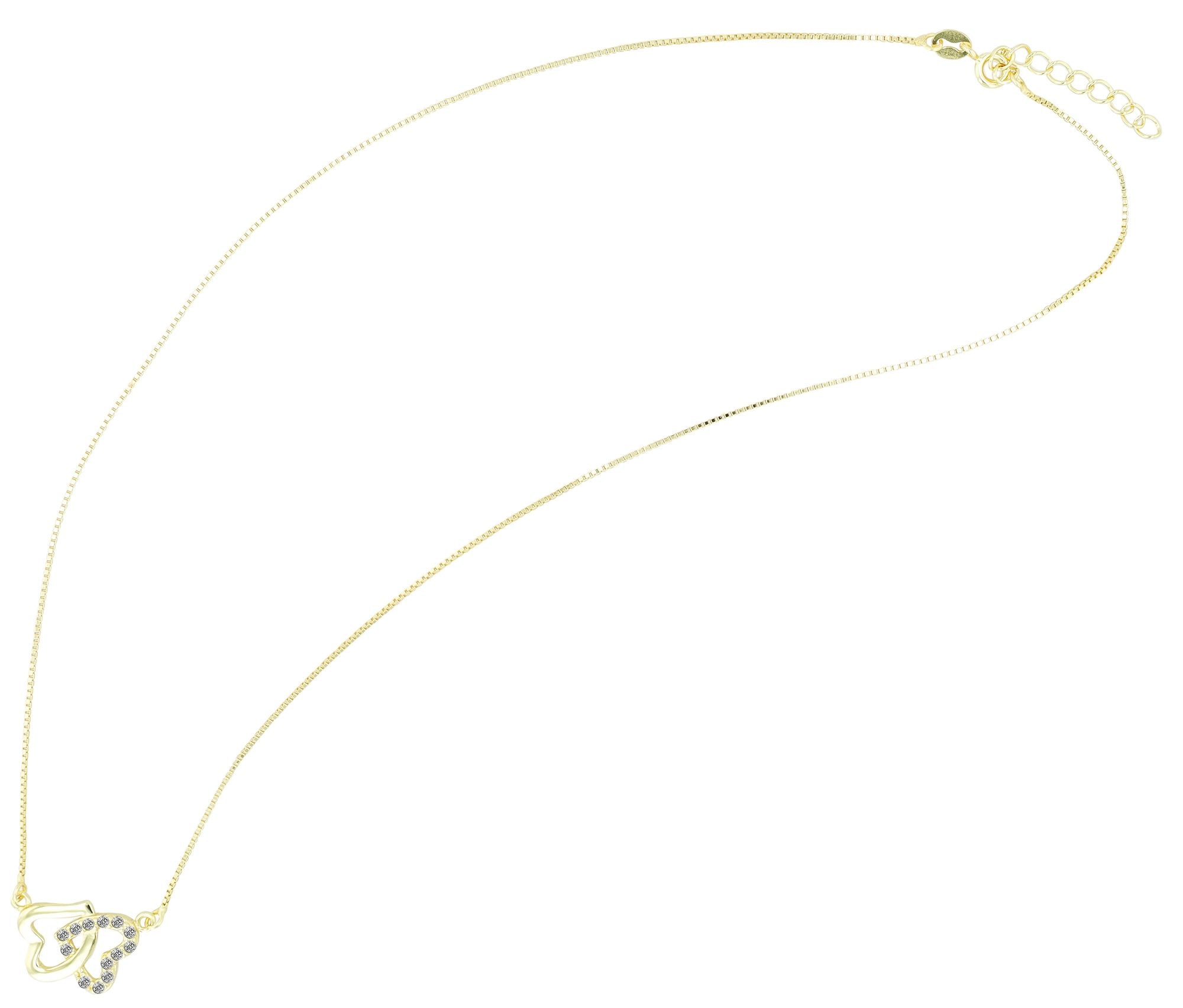 Adelia´s Gliederkette »Damen Halskette ¿ Herz aus 925 Silber 42 cm«