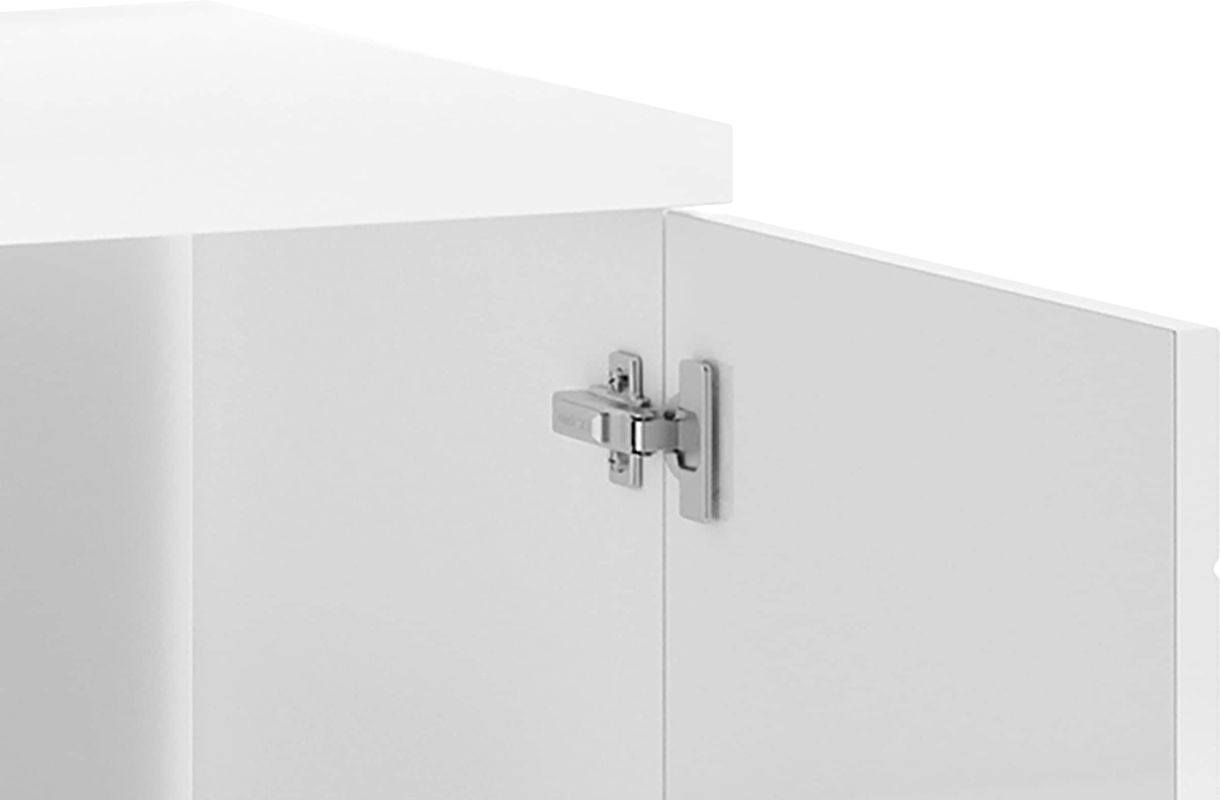 Homexperts Waschbeckenunterschrank »Nusa«, Breite 60 bei OTTO cm, mit verchromten Metallgriffen und Hochglanzlackierung