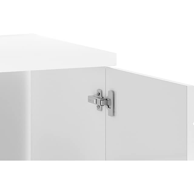 Homexperts Waschbeckenunterschrank »Nusa«, Breite 60 cm, mit  Hochglanzlackierung und verchromten Metallgriffen bei OTTO
