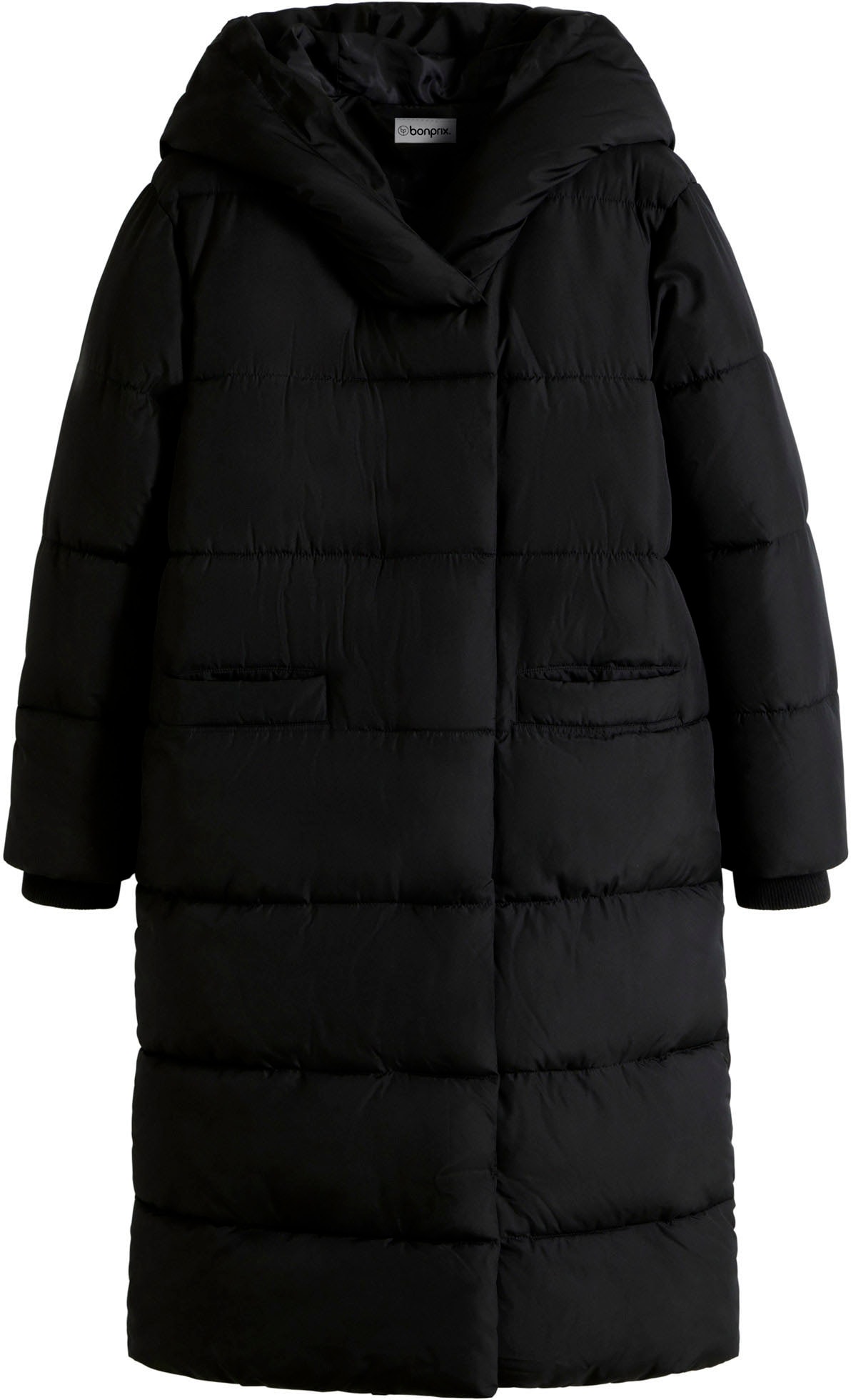 bonprix Steppmantel mit dicker Wattierung, mit Kapuze, Oversize-Passform
