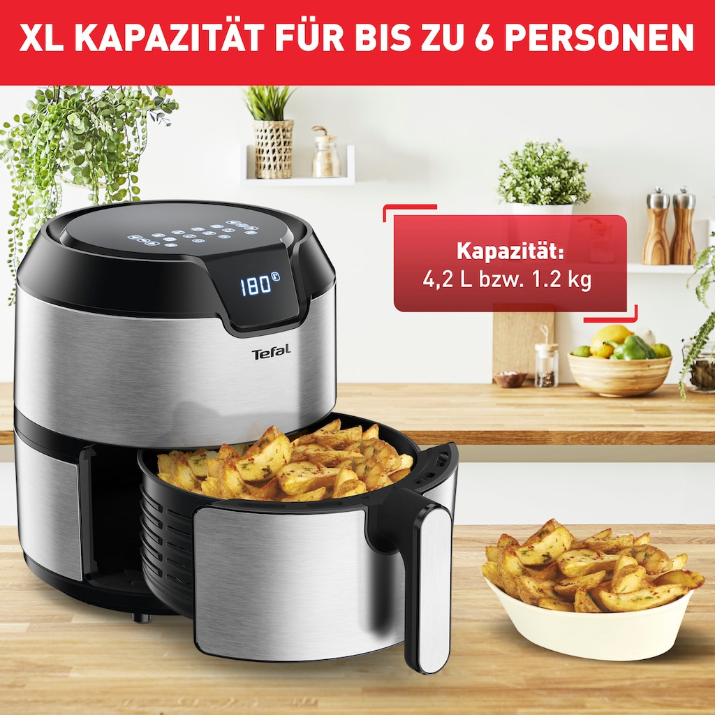 Tefal Heißluftfritteuse »EY401D Easy Fry Deluxe XL«, 1500 W