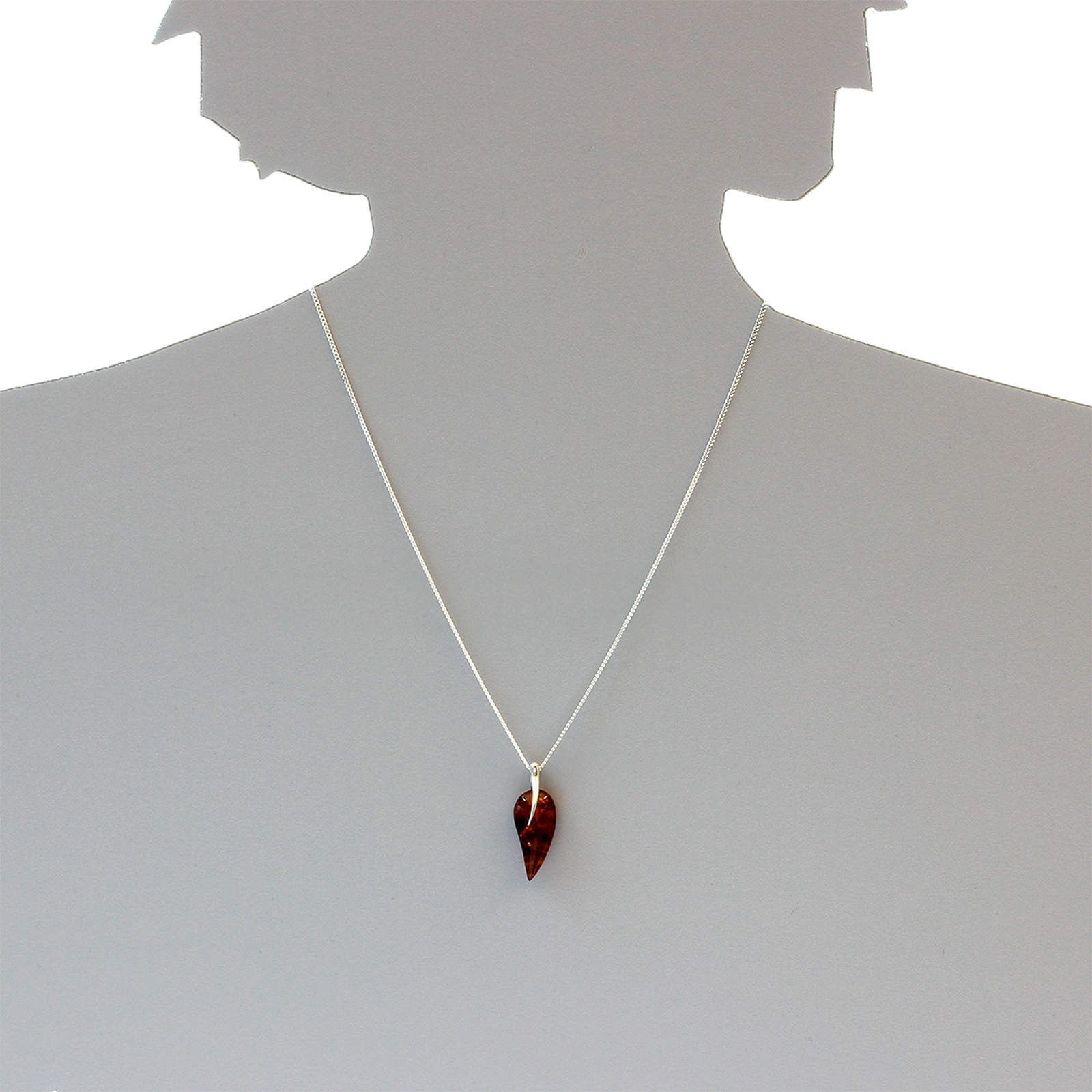 OSTSEE-SCHMUCK Kette mit Anhänger »- Lotti - Silber 925/000 - Bernstein«