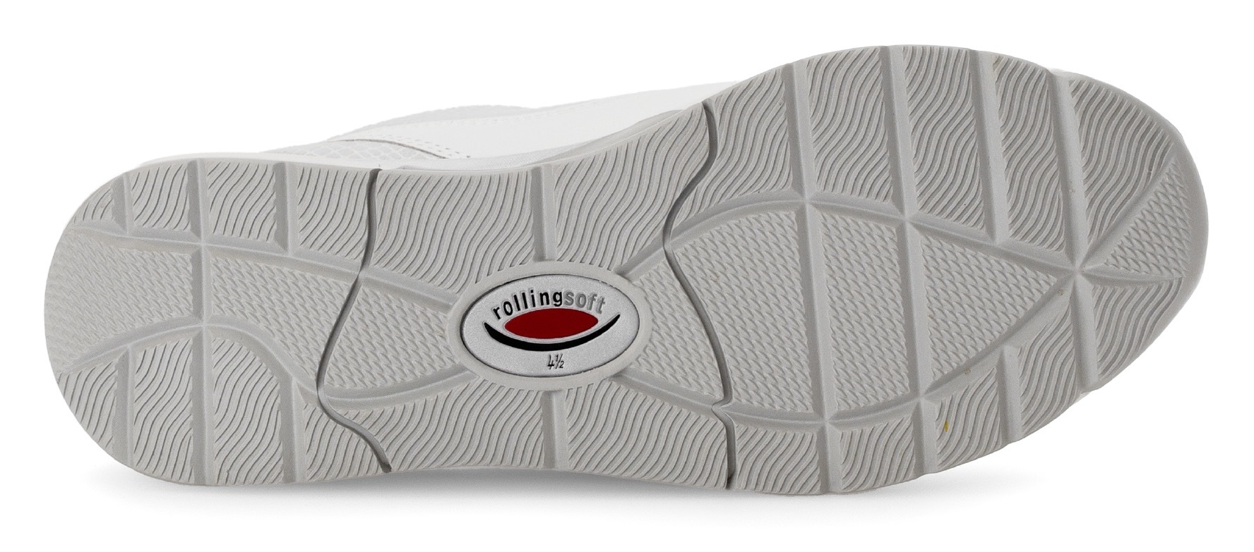 Gabor Rollingsoft Keilsneaker, Freizeitschuh, Halbschuh, Schnürschuh mit Wechselfußbett