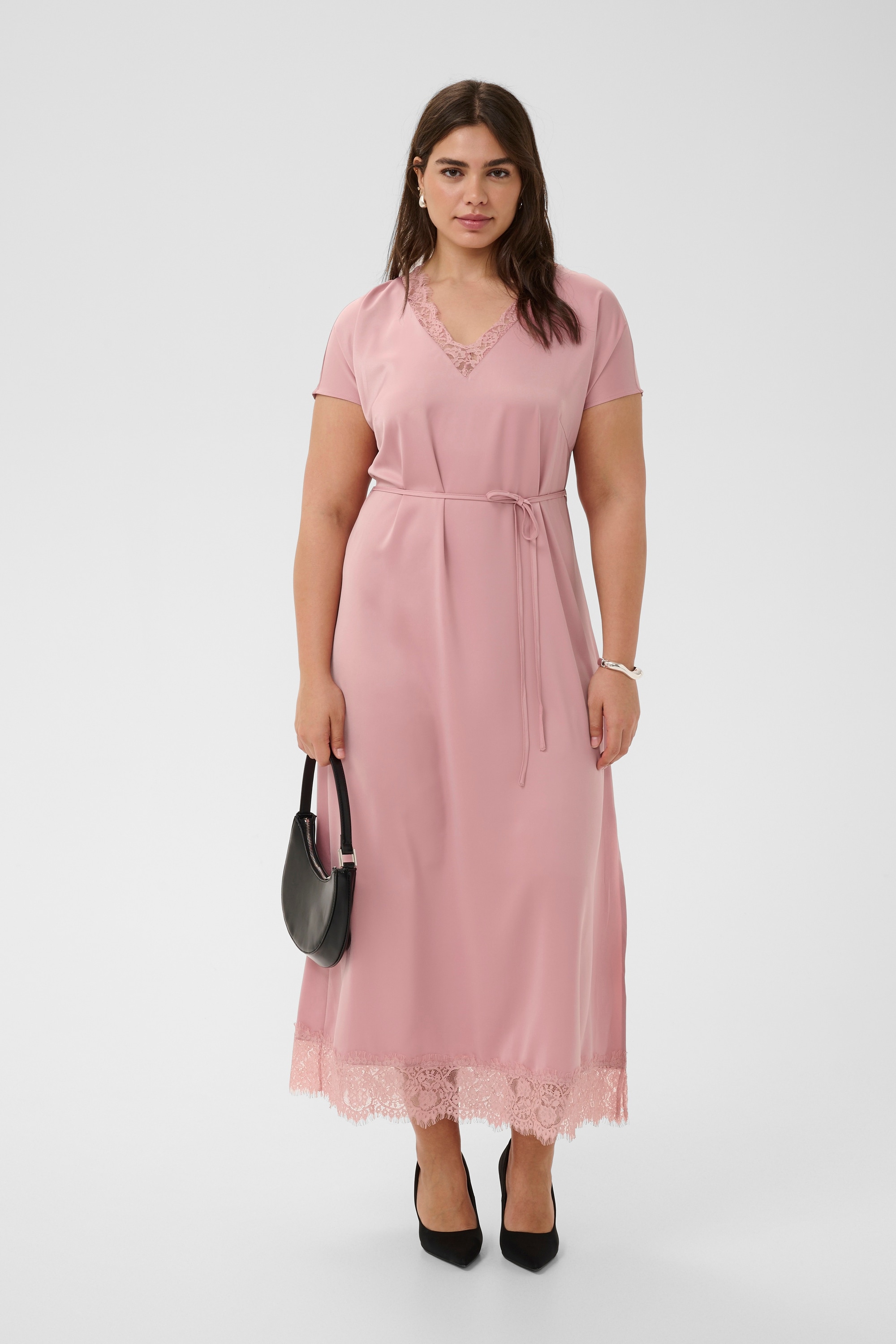 KAFFE Curve Midikleid »Damen Kleid KCjamie«