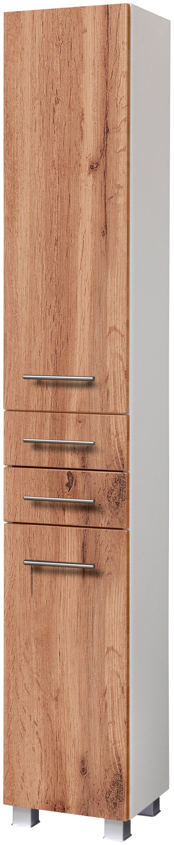 welltime Seitenschrank »Trento«, Badmöbel, Breite 30 cm
