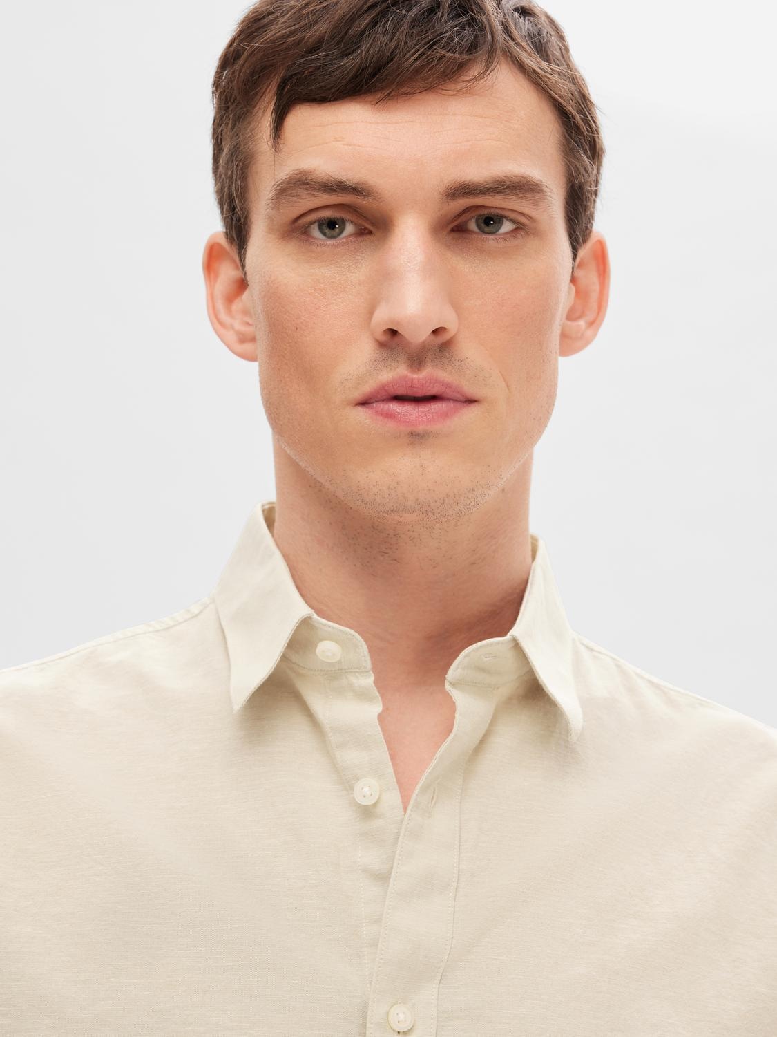 SELECTED HOMME Kurzarmhemd »SLHREG-SUN SHIRT SS NOOS«