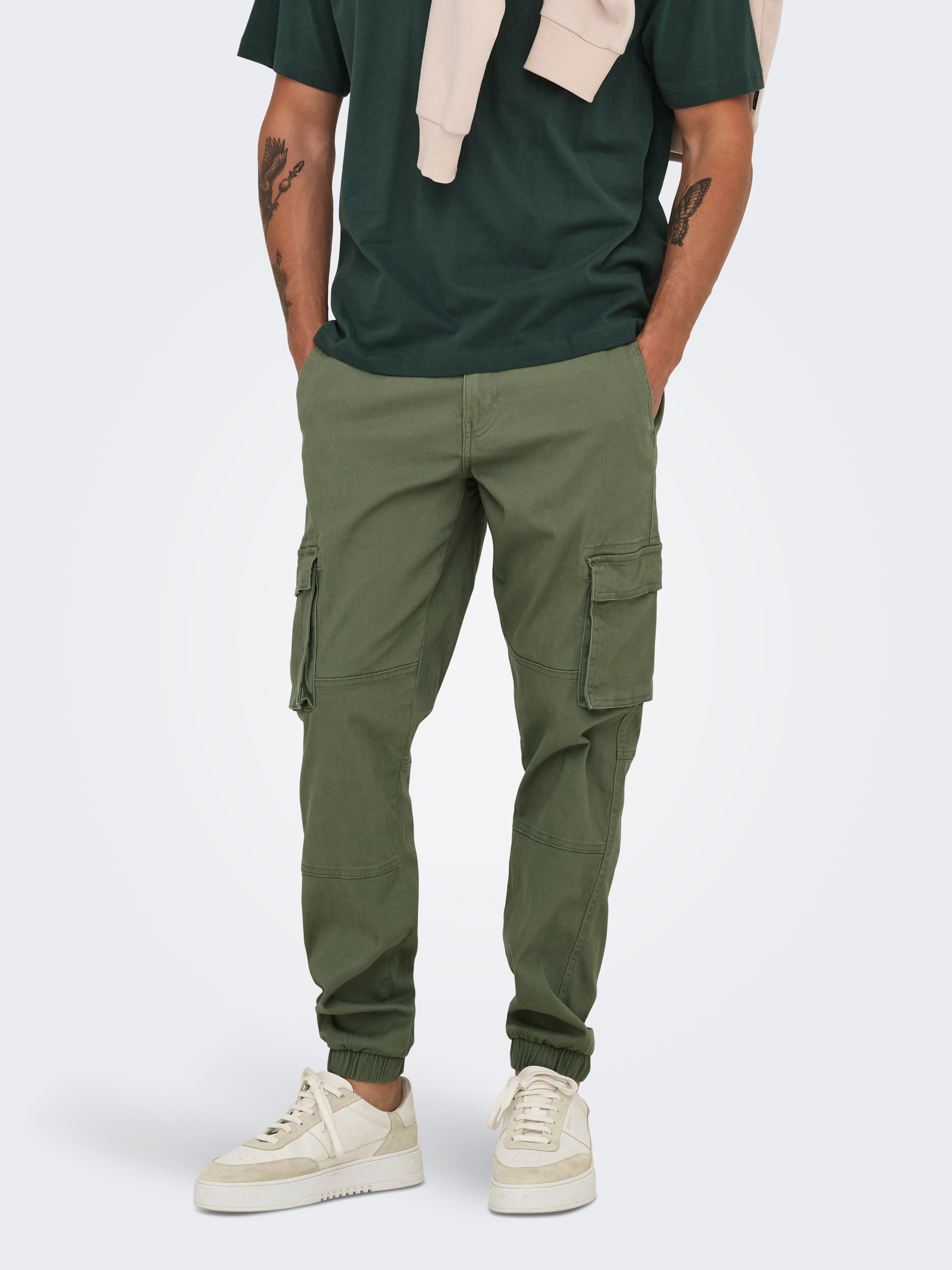 ONLY & SONS Cargohose »ONSCAM STAGE CARGO CUFF LIFE 6687 NOOS«