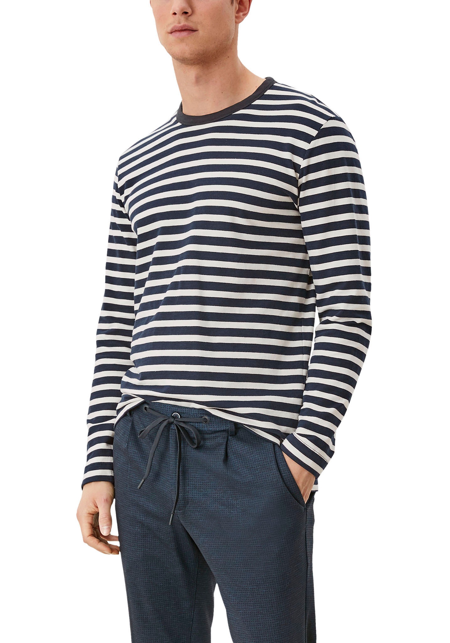 s.Oliver Langarmshirt, mit Streifen