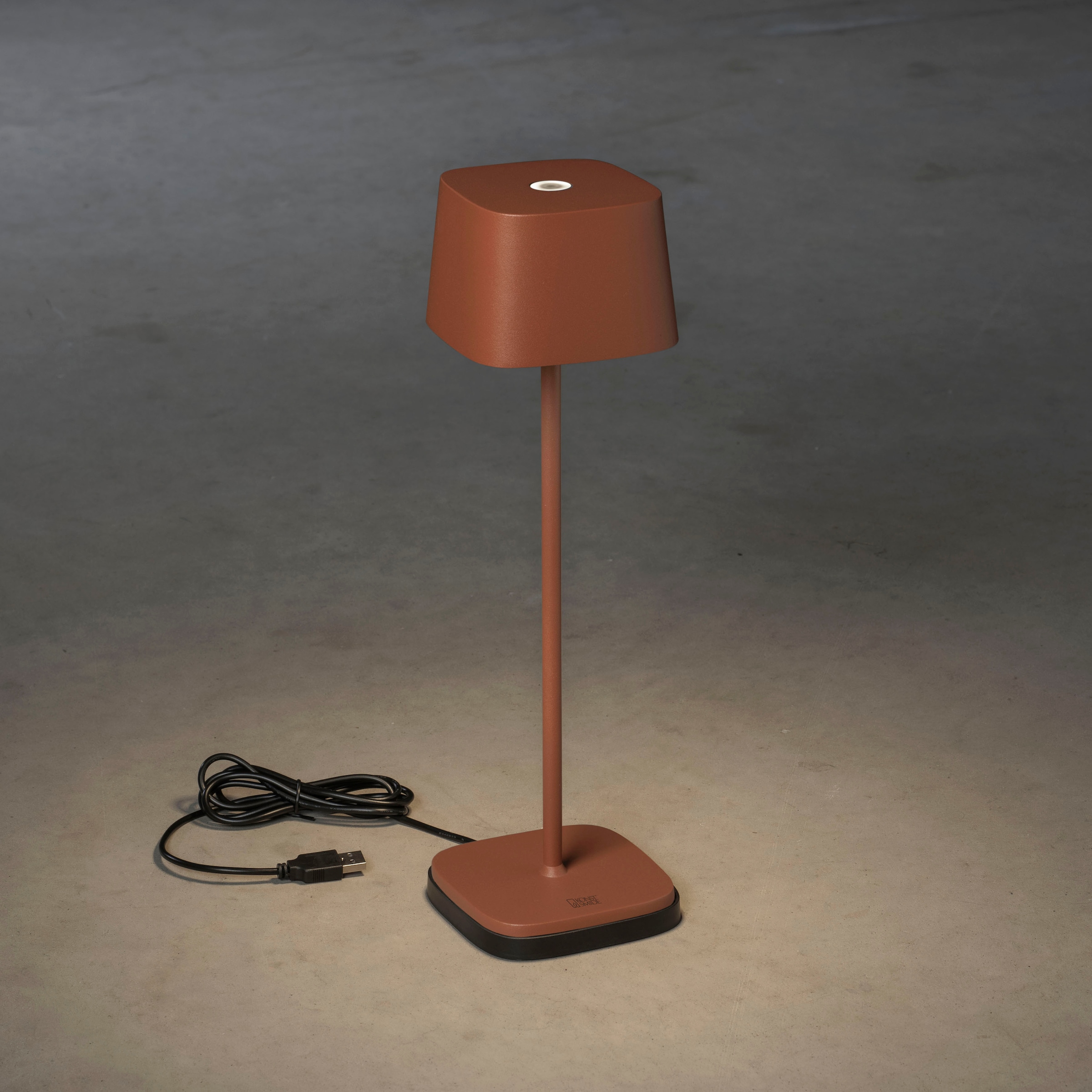 KONSTSMIDE LED Tischleuchte »Capri«, Leuchtmittel LED-Modul | LED fest integriert, Capri LED USB-Tischleuchte, 2700/3000K, dimmbar