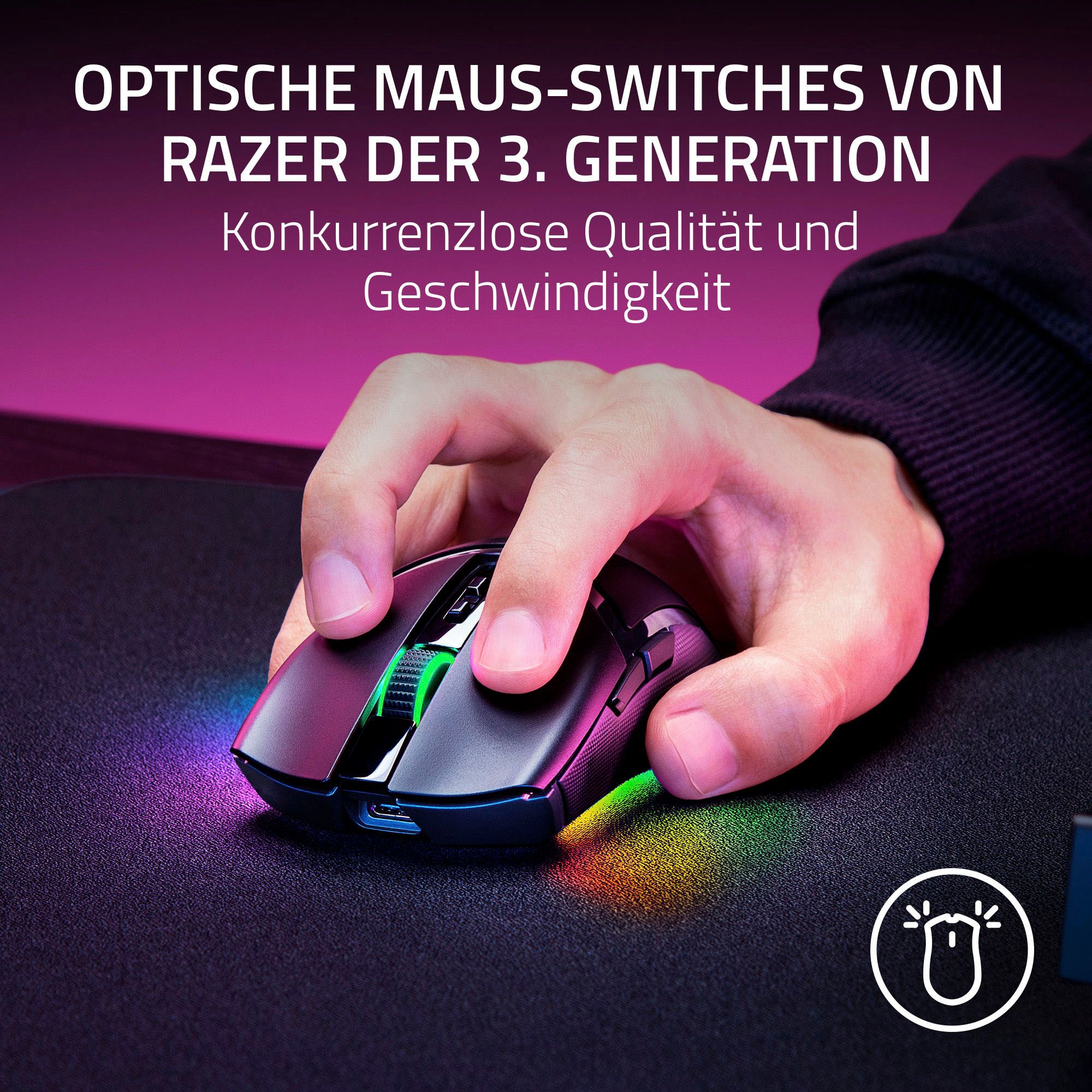 RAZER Gaming-Maus »Cobra Pro«, USB-RF kabellos + Bluetooth