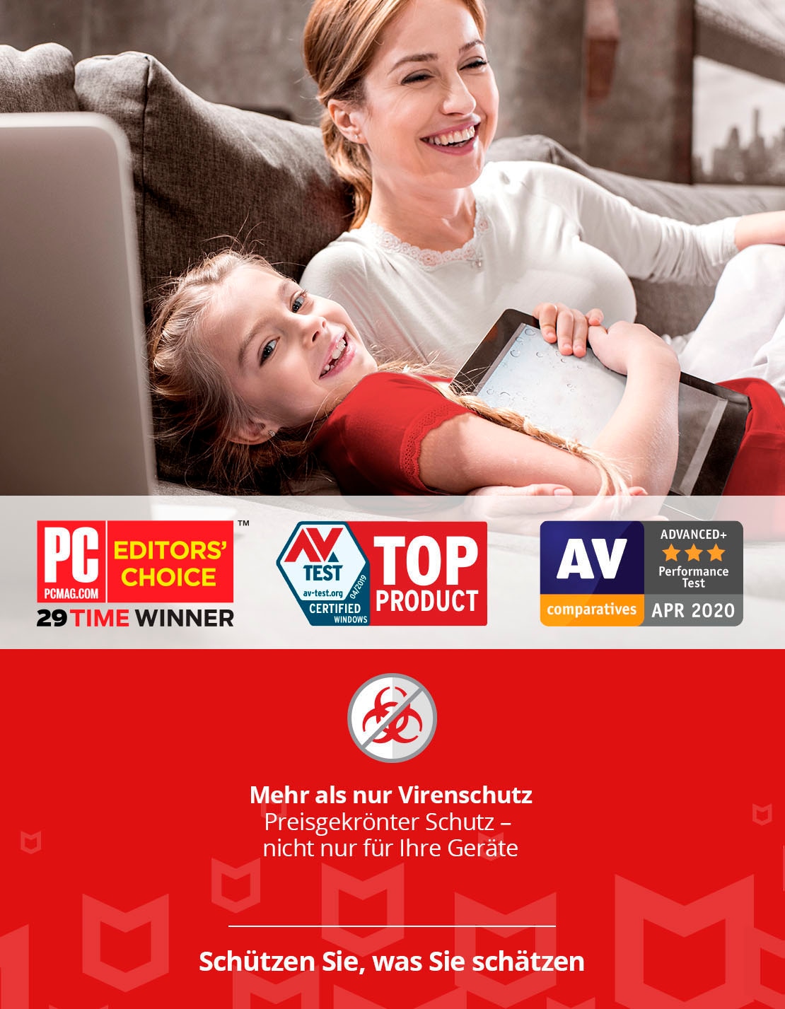 McAfee Virensoftware »McAfee Internet Security 3 Geräte - 1 Jahr«, Download Code in einer Box / Windows, Mac, iOS, Android