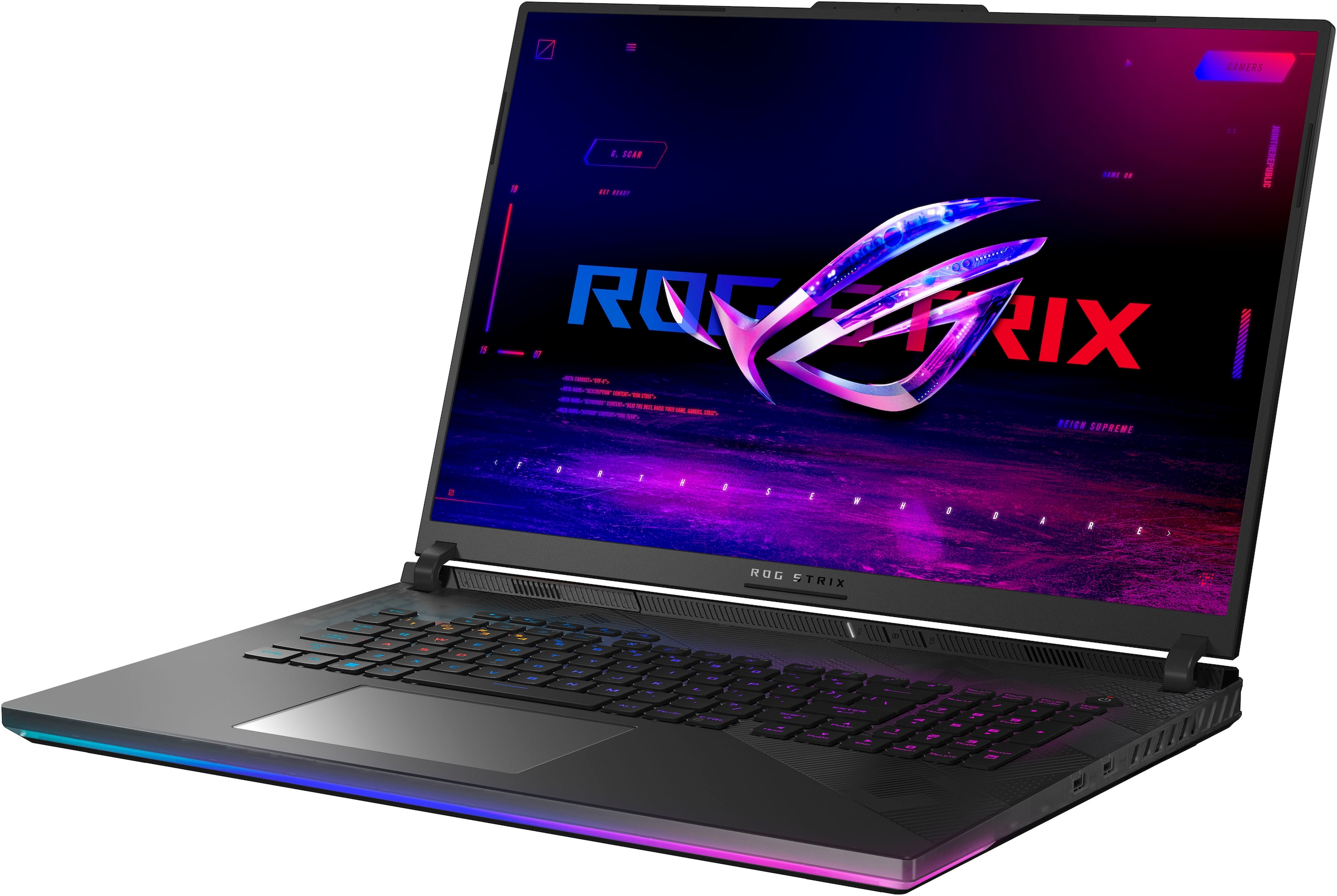 Asus Gaming-Notebook »ROG Strix Scar18 G834JYR-R6019W«, 45,7 cm, / 18 Zoll, Intel, Core i9, GeForce RTX 4090, 1000 GB SSD