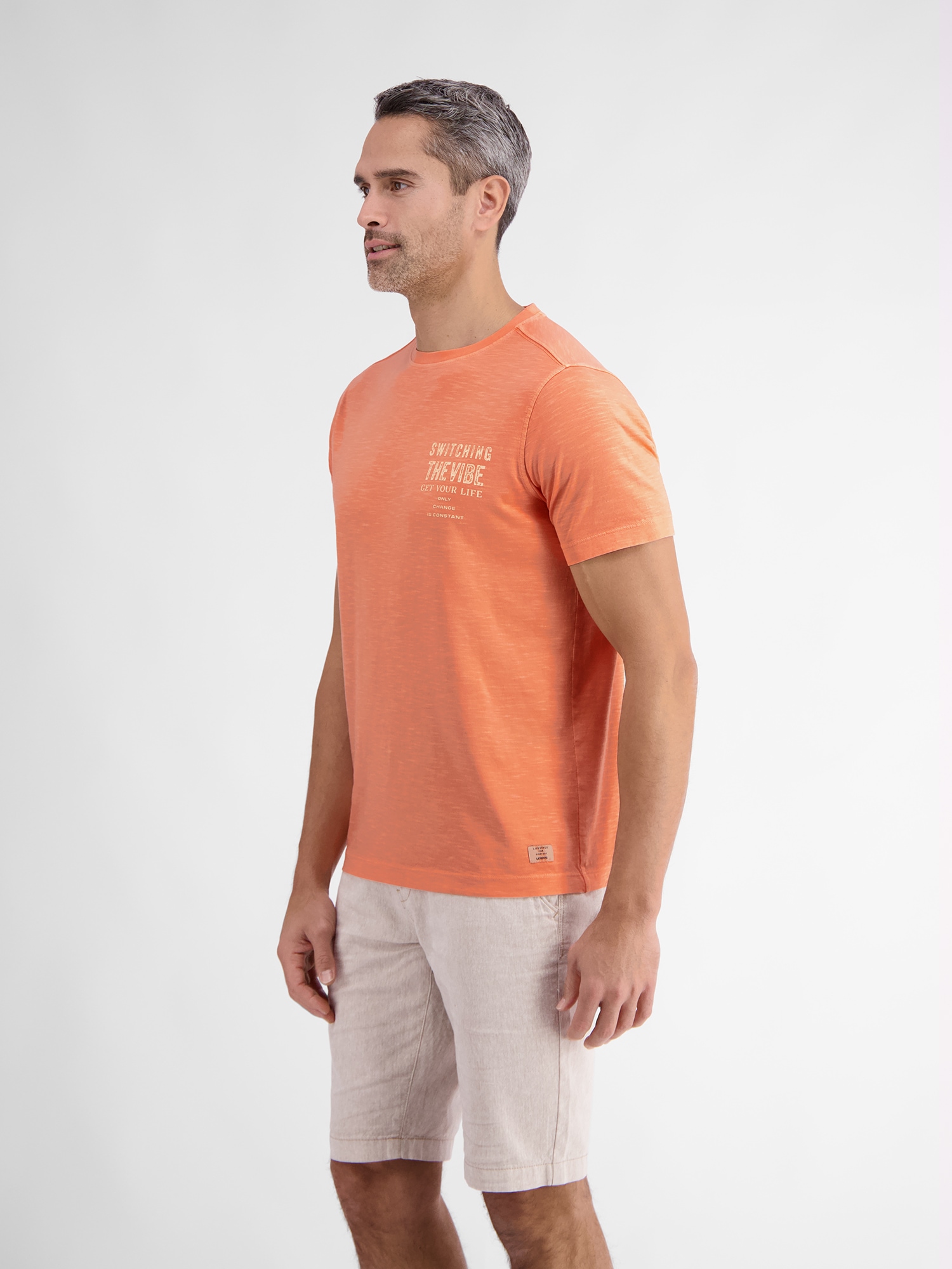 LERROS T-Shirt »LERROS T-Shirt für Herren mit Brustprint«