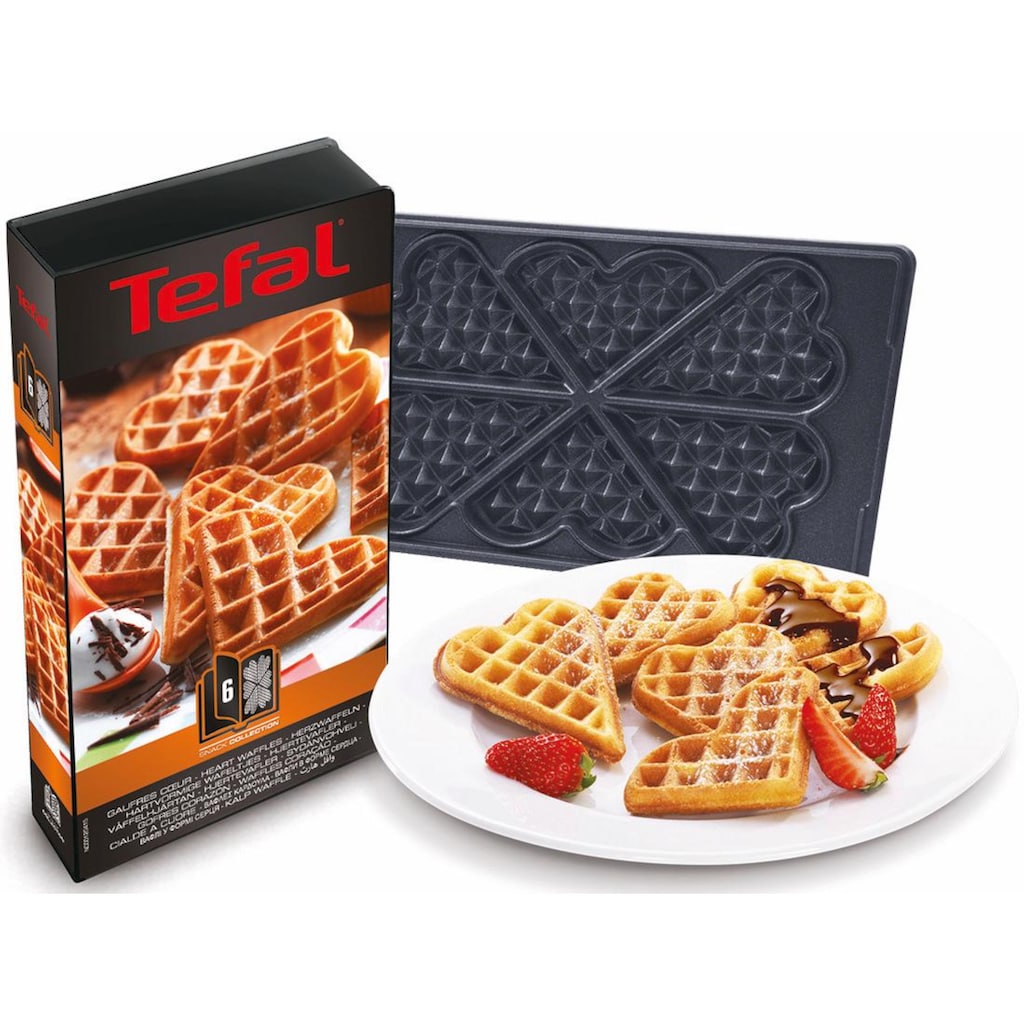 Tefal Herzwaffelplatten »XA8006«, Metall