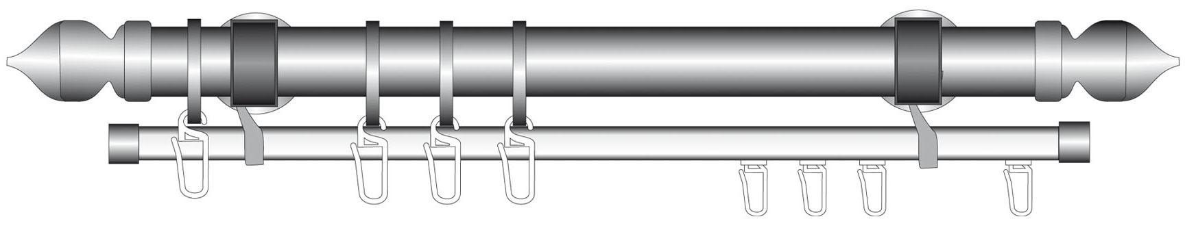 bestellen U-Schiene bei Fixmaß Liedeco läufig-läufig, 1 OTTO »U-STORELAU01GS«,