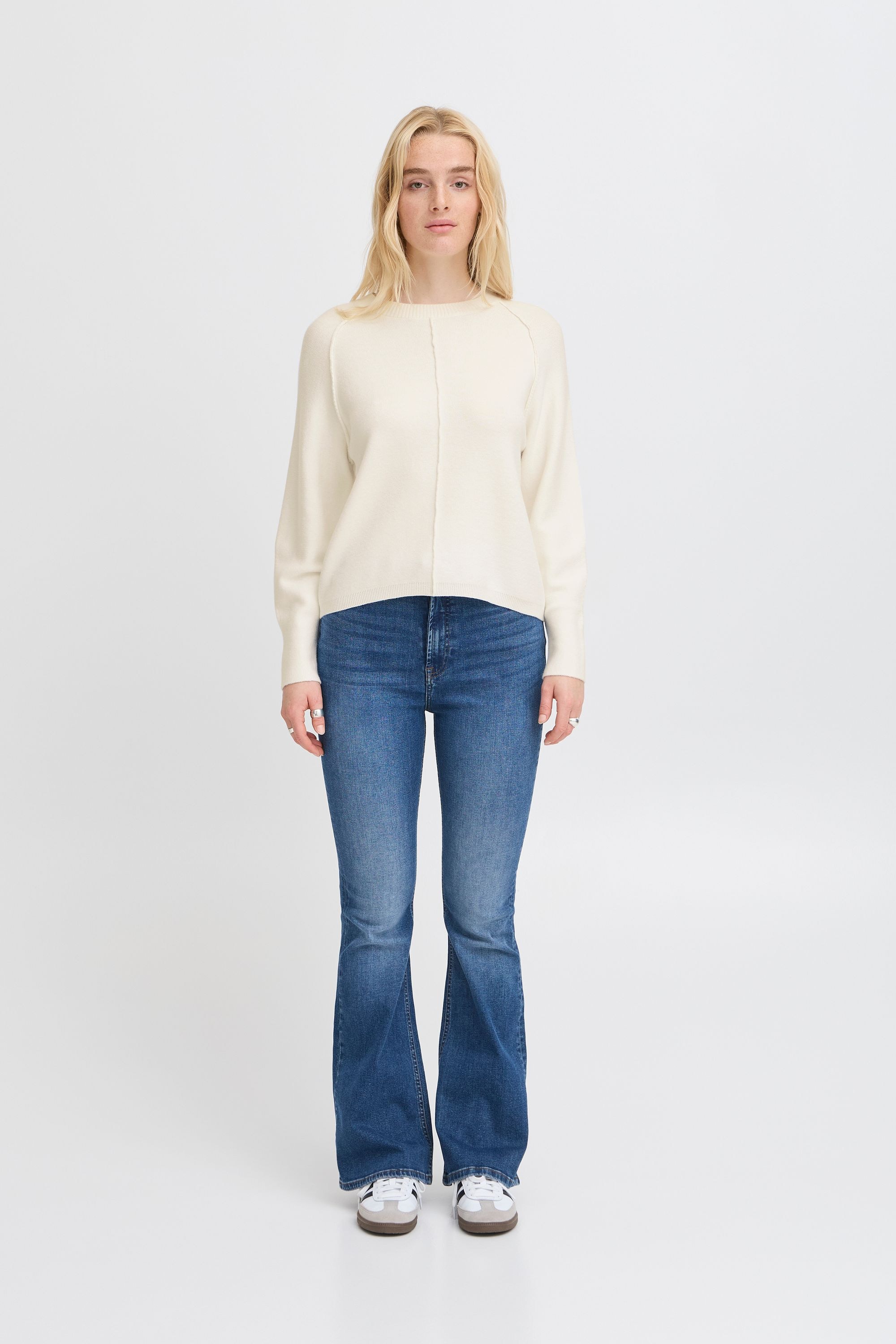 Ichi Strickfleece-Pullover »Strickpullover IHBALLIA LS«